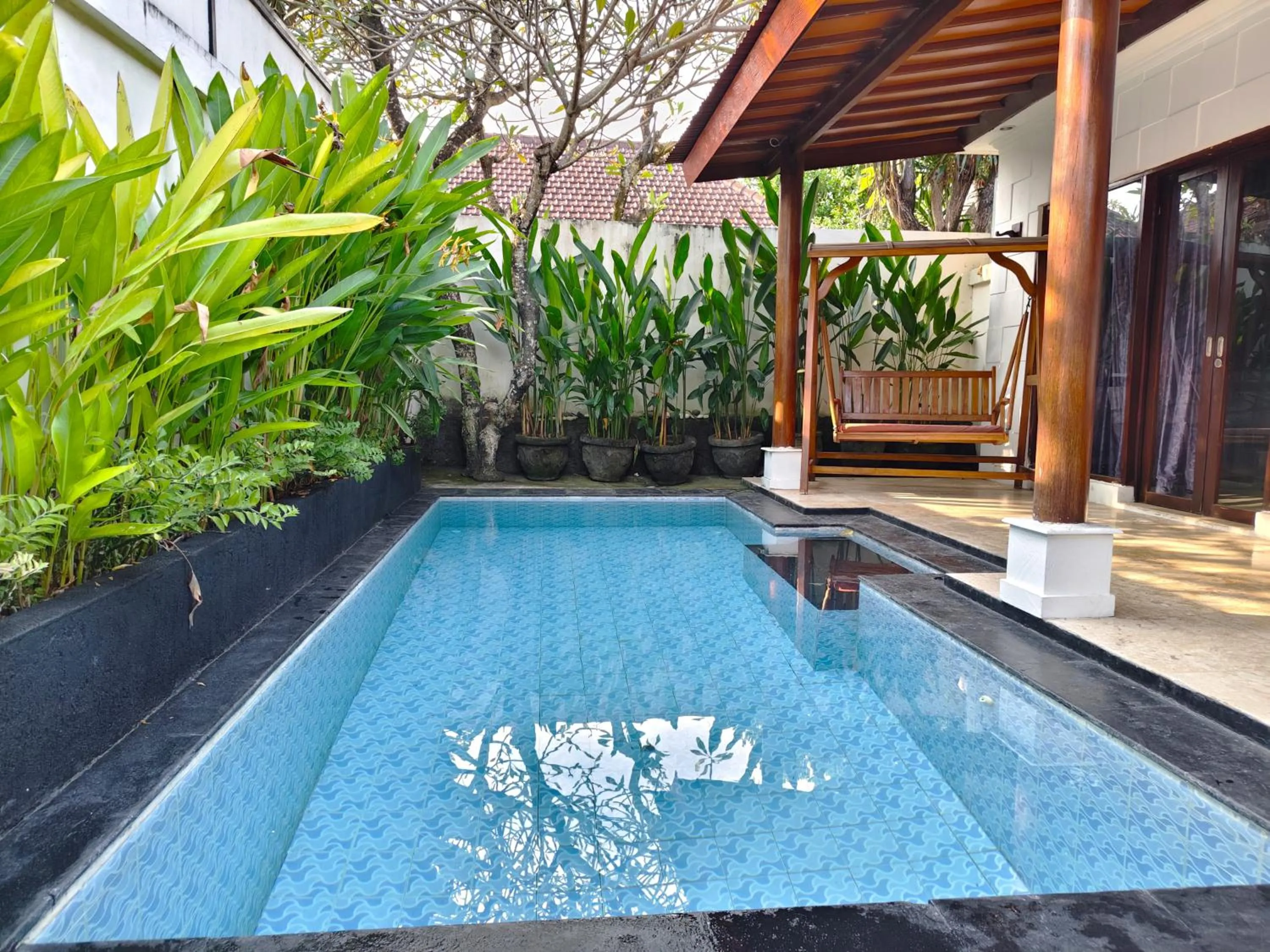 Pool view in Private Pool Villas Kuta Bali