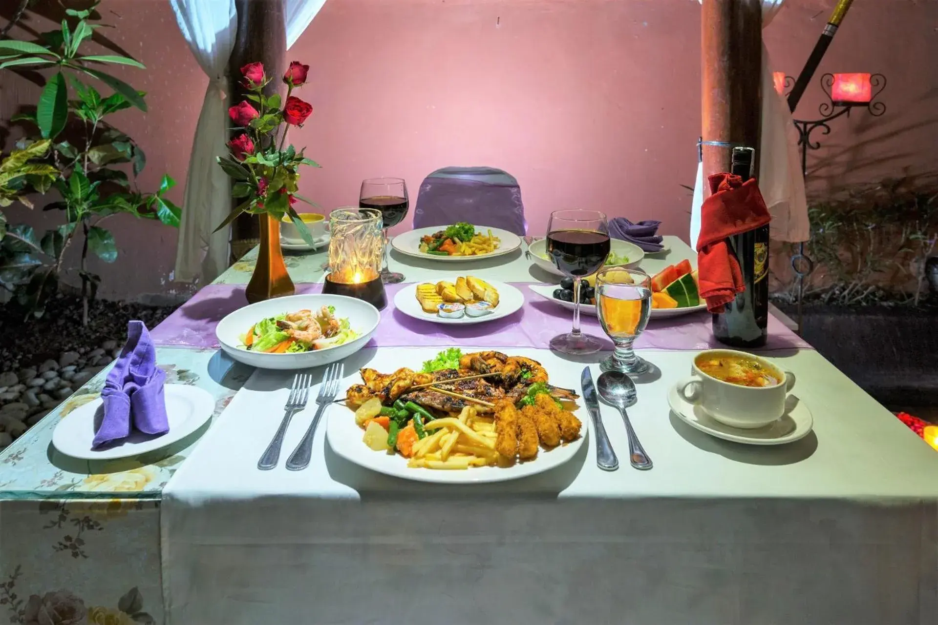 Food in Private Pool Villas Kuta Bali Food in Private Pool Villas Kuta Bali