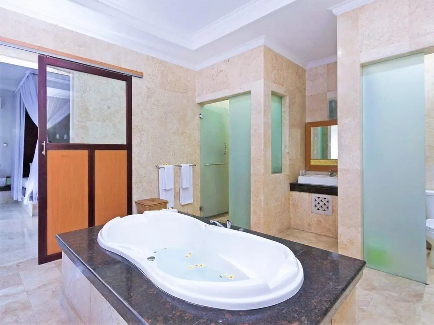 Bathroom in Private Pool Villas Kuta Bali Bathroom in Private Pool Villas Kuta Bali