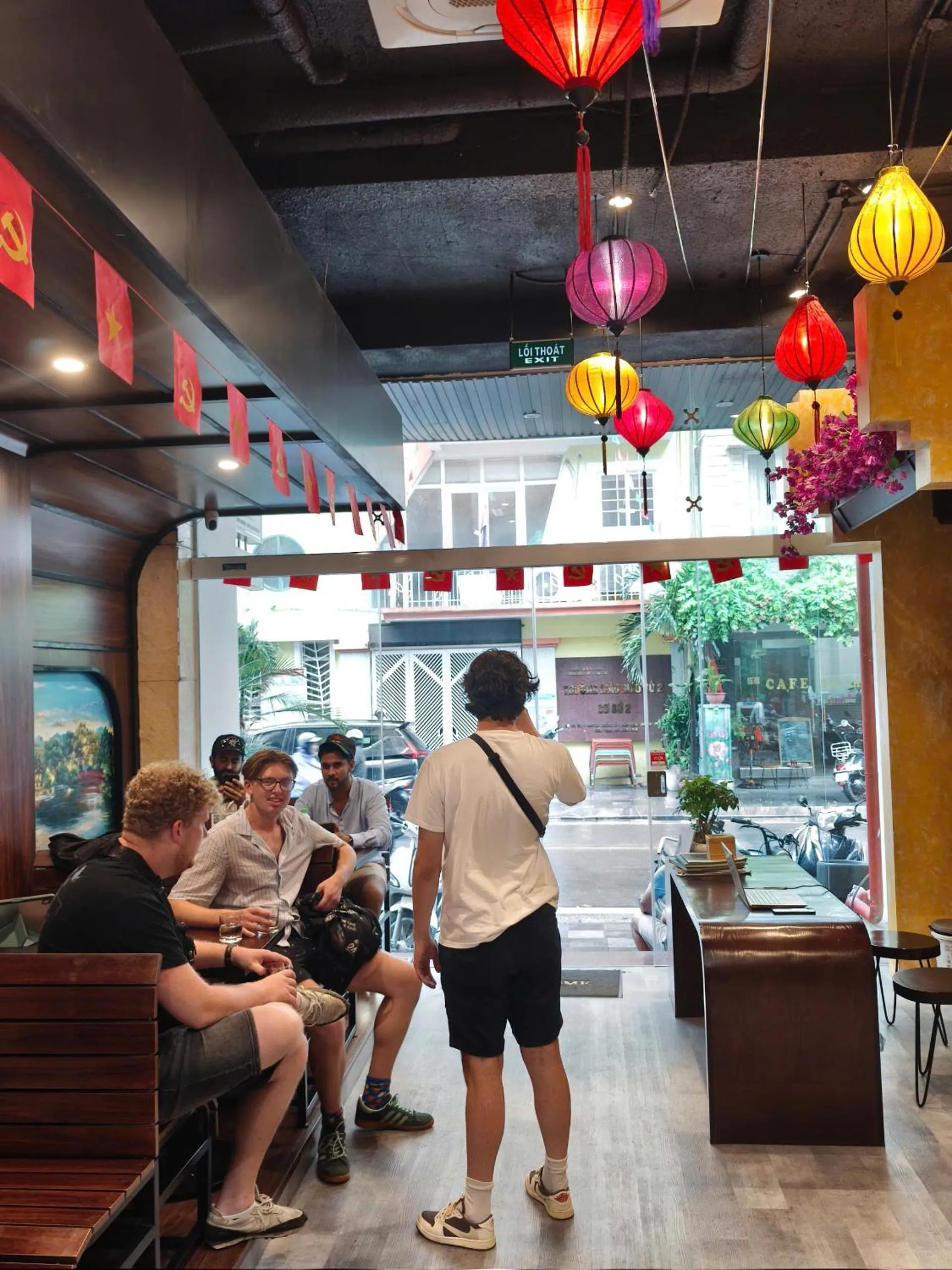 Guests in Wanderlust Station Hostel