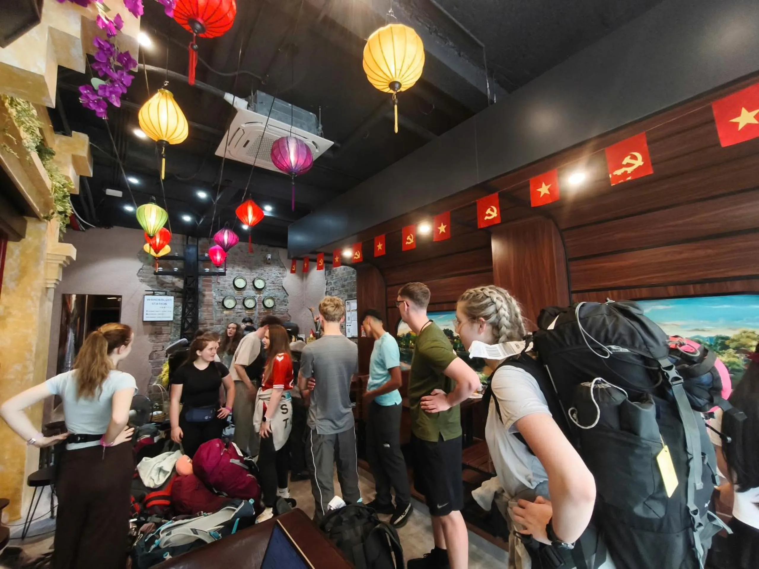 Lobby or reception in Wanderlust Station Hostel