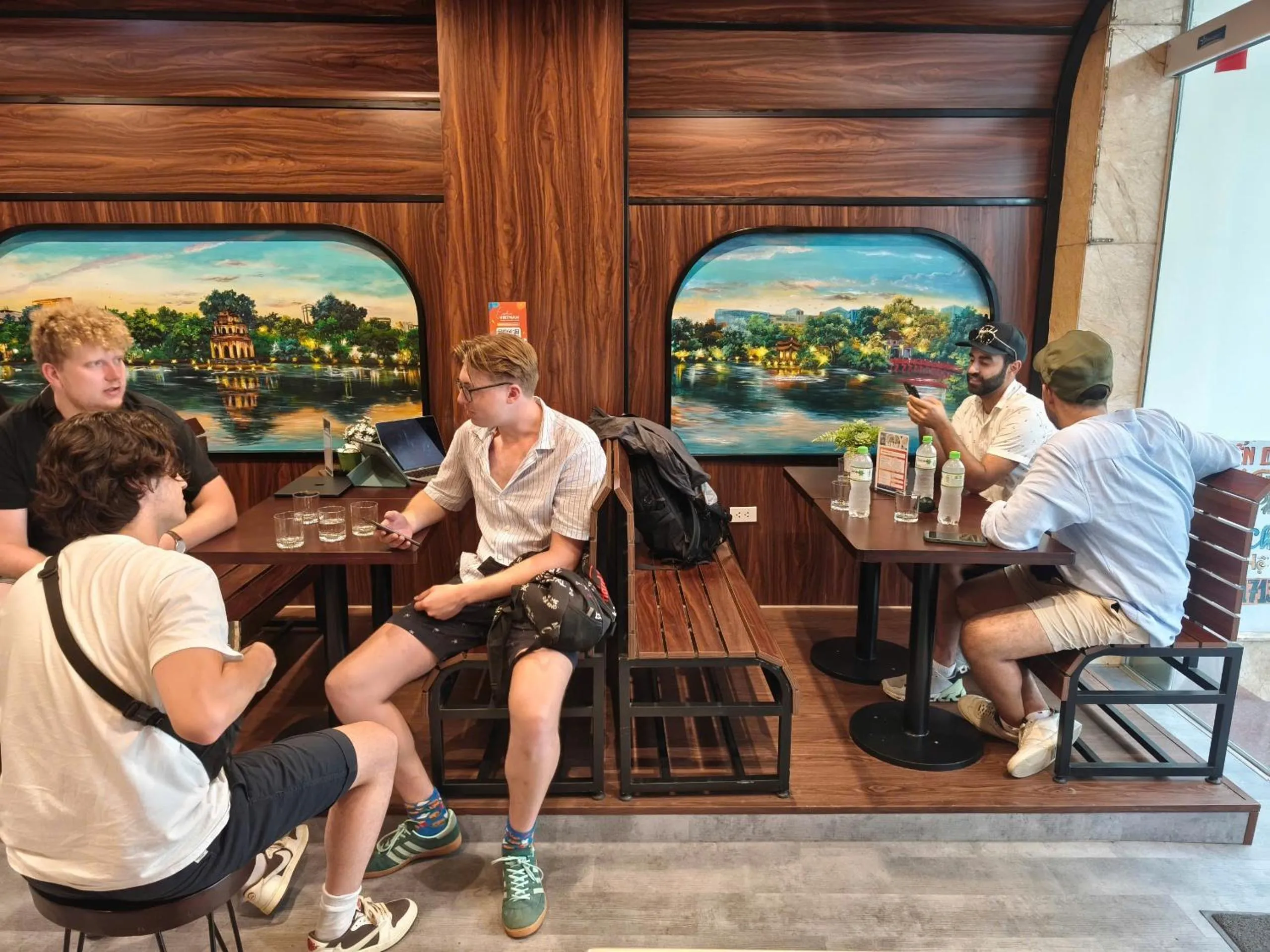 Guests in Wanderlust Station Hostel