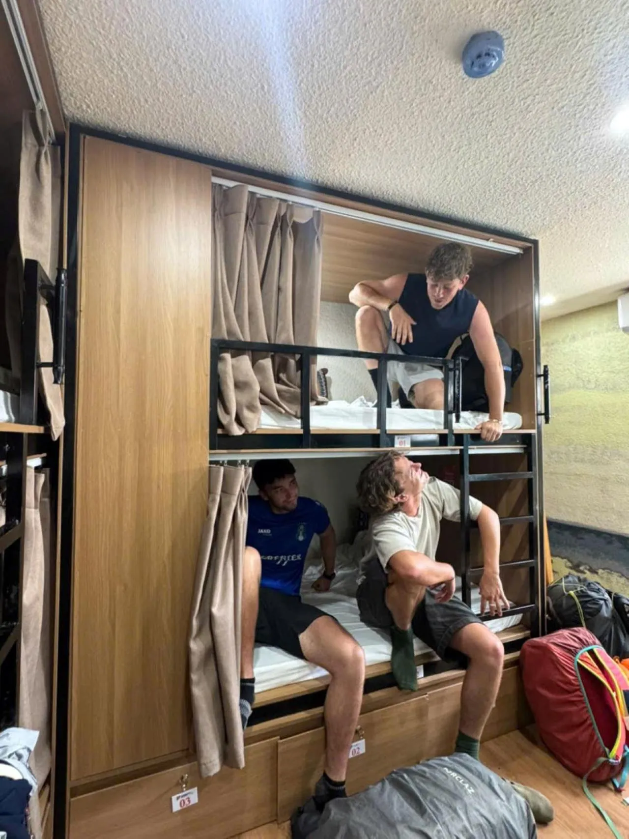 Guests in Wanderlust Station Hostel