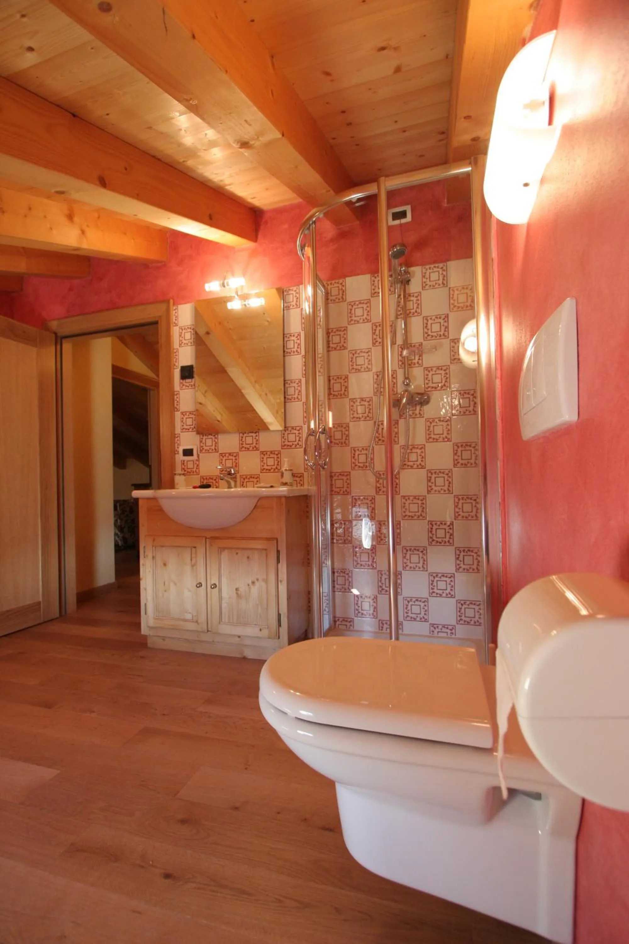 Shower in La Valdella