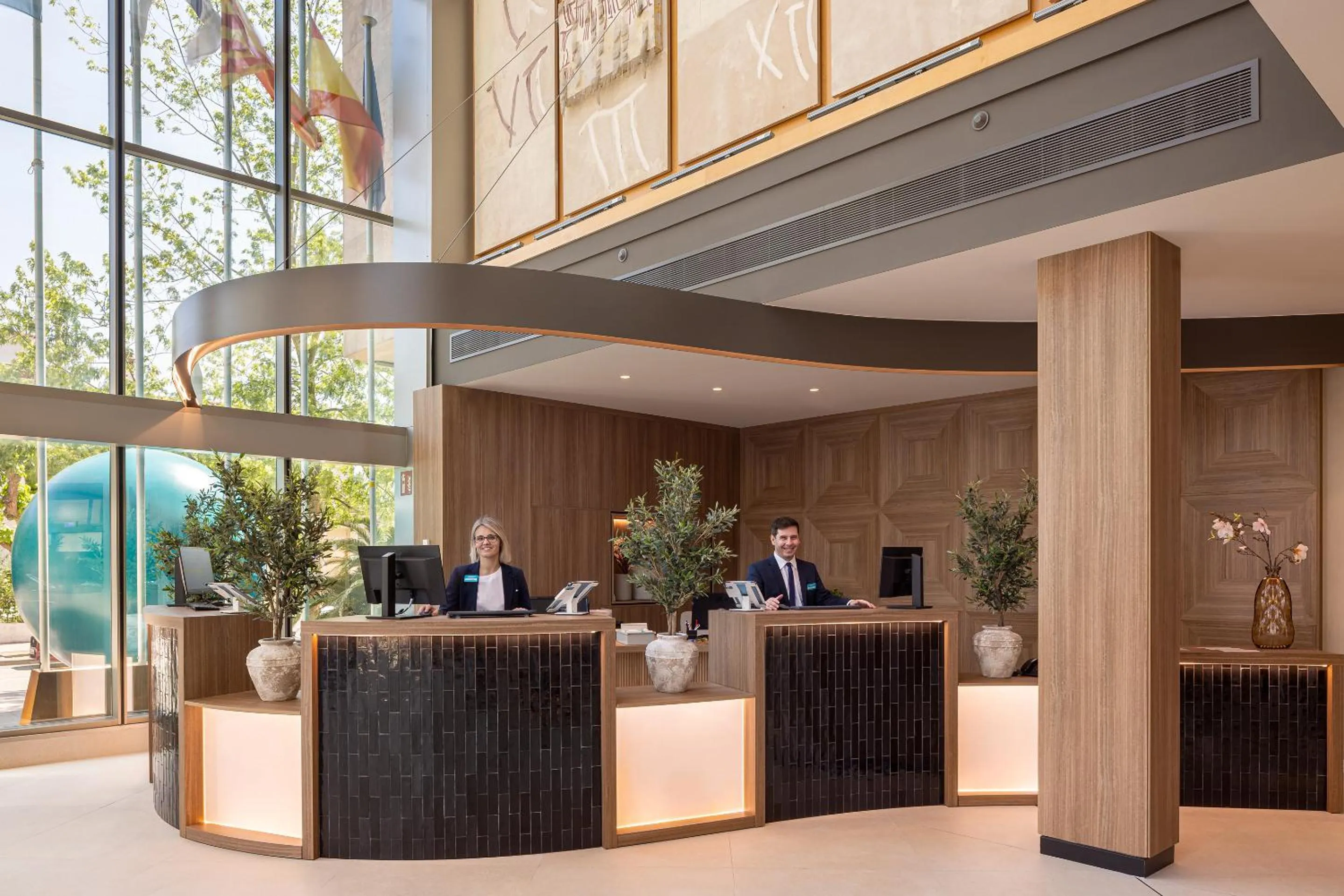 Lobby or reception in Golden Bahía de Tossa & Spa 4* Sup.