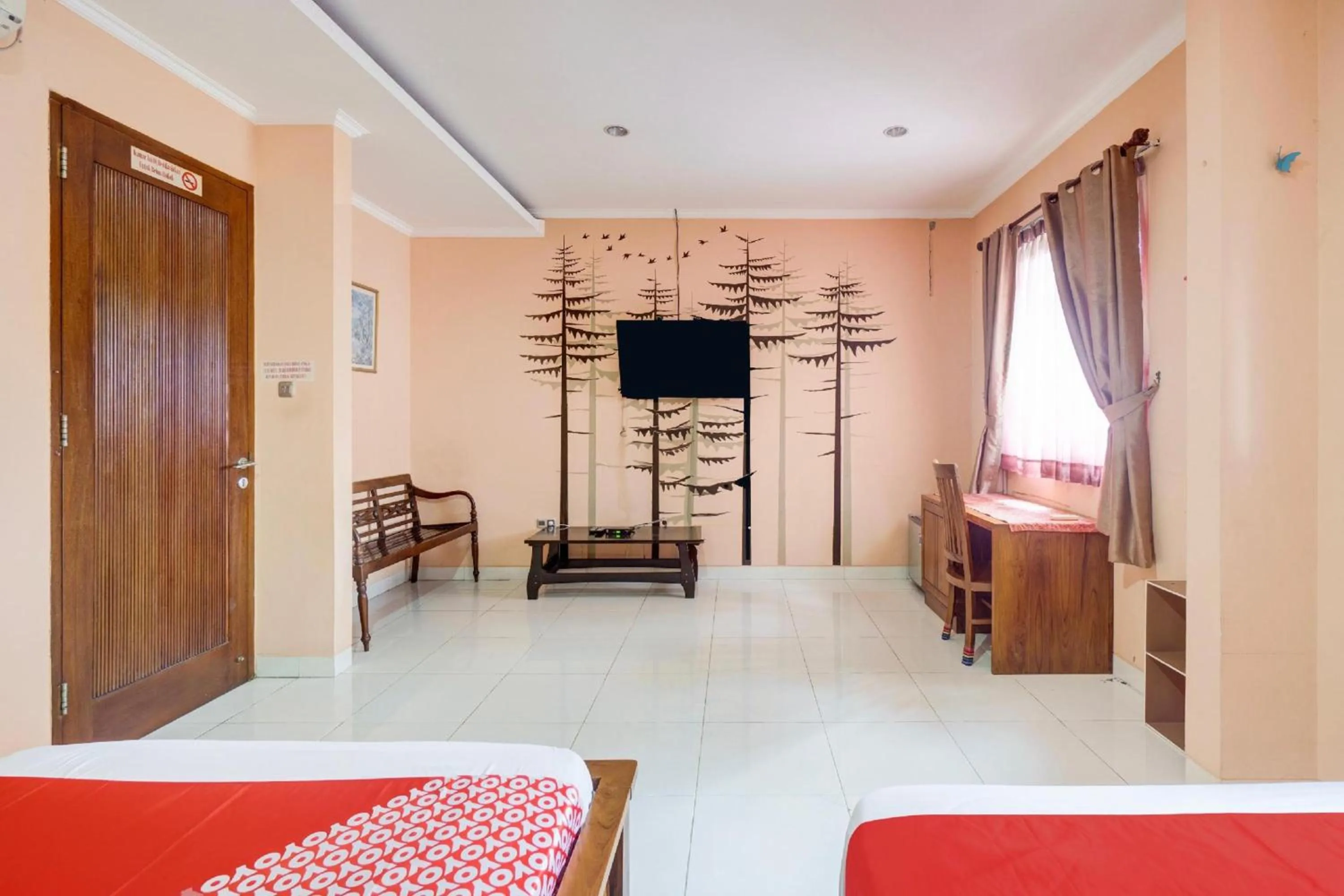 Photo of the whole room, Bed in Hotel O Tebet Near Tebet Station Formerly Sabda Guest House
