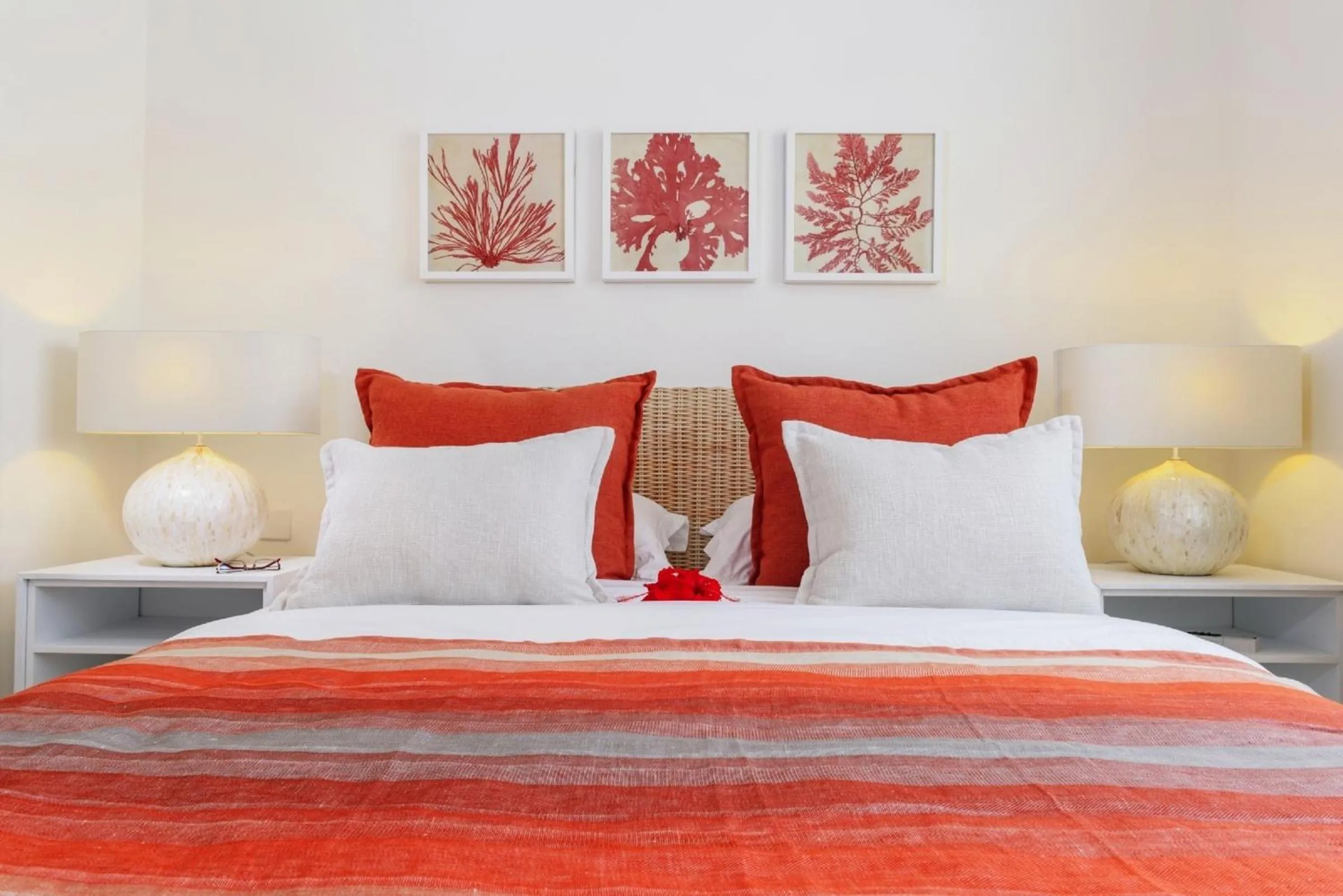 Bed in Myra Seafront Suites by LOV Mauritius