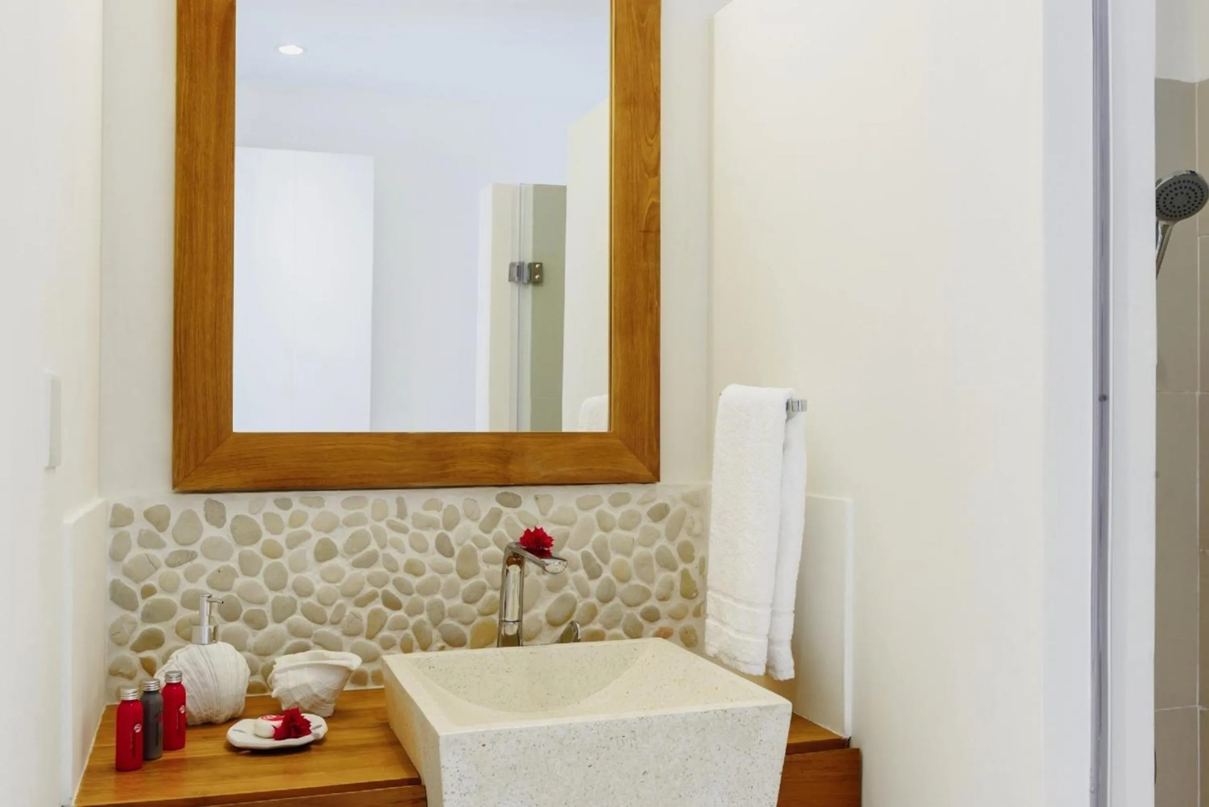 Bathroom in Myra Seafront Suites by LOV Mauritius
