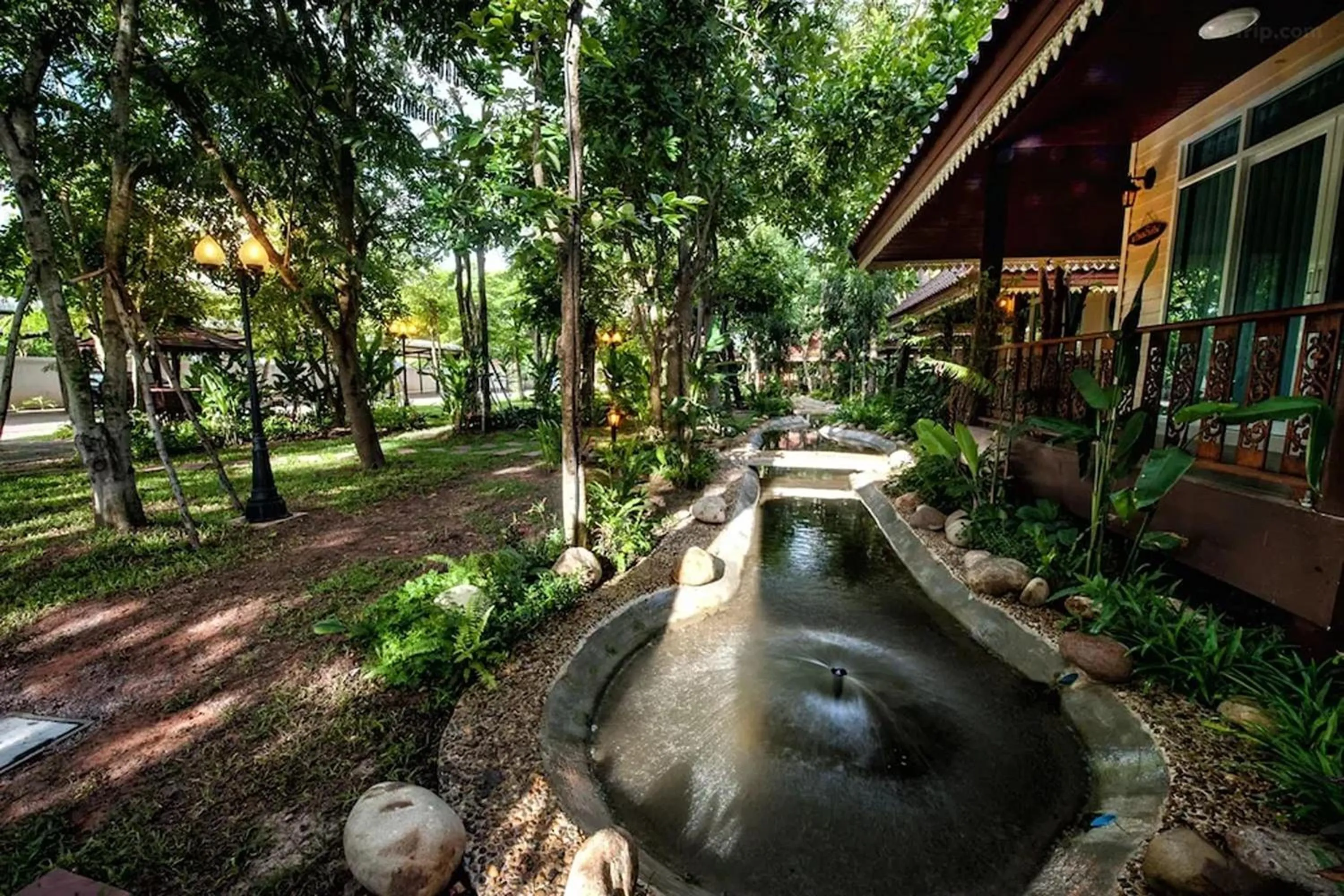 Garden view in Baan Nam Pen Resort