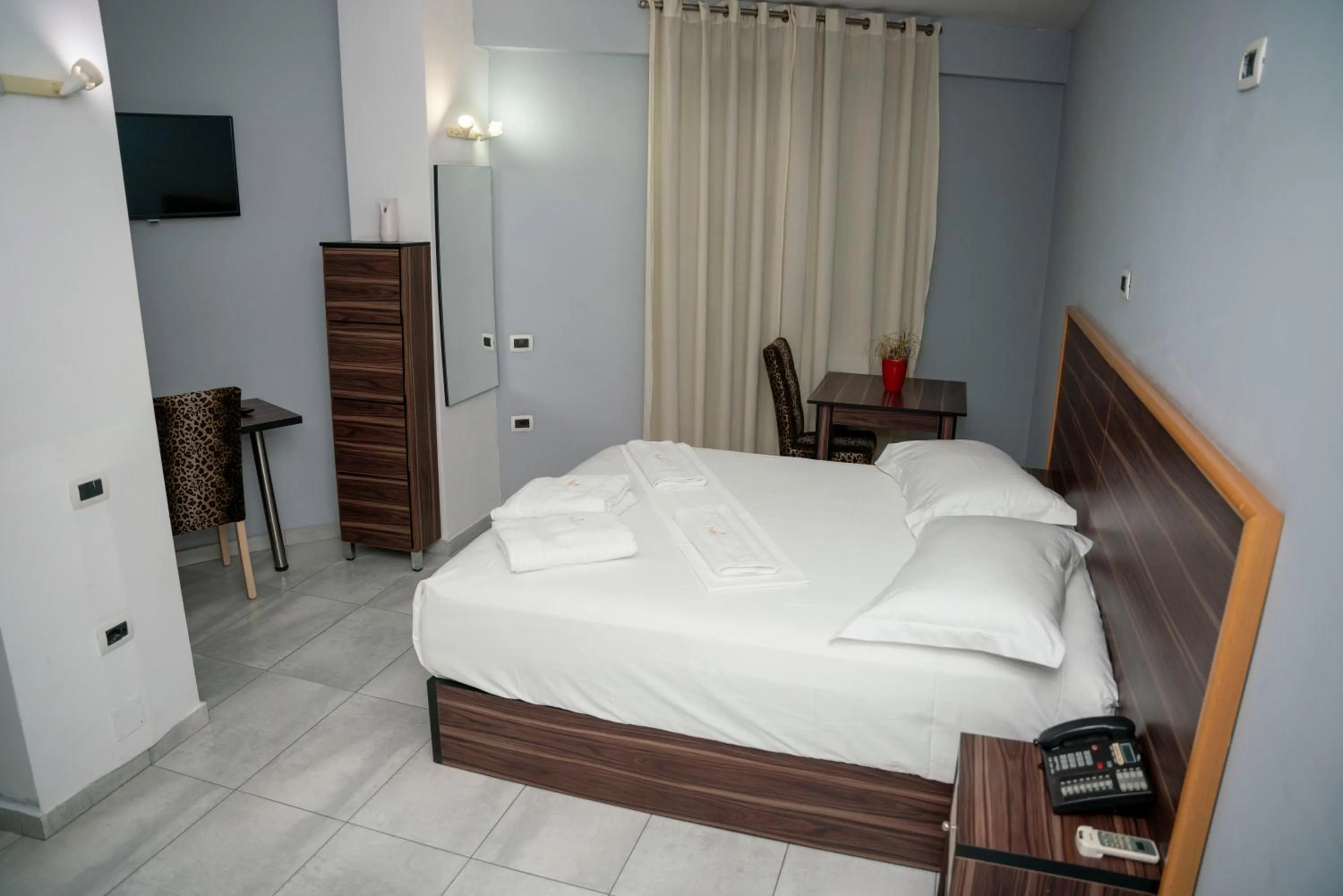 Bed in Hotel Pernoca