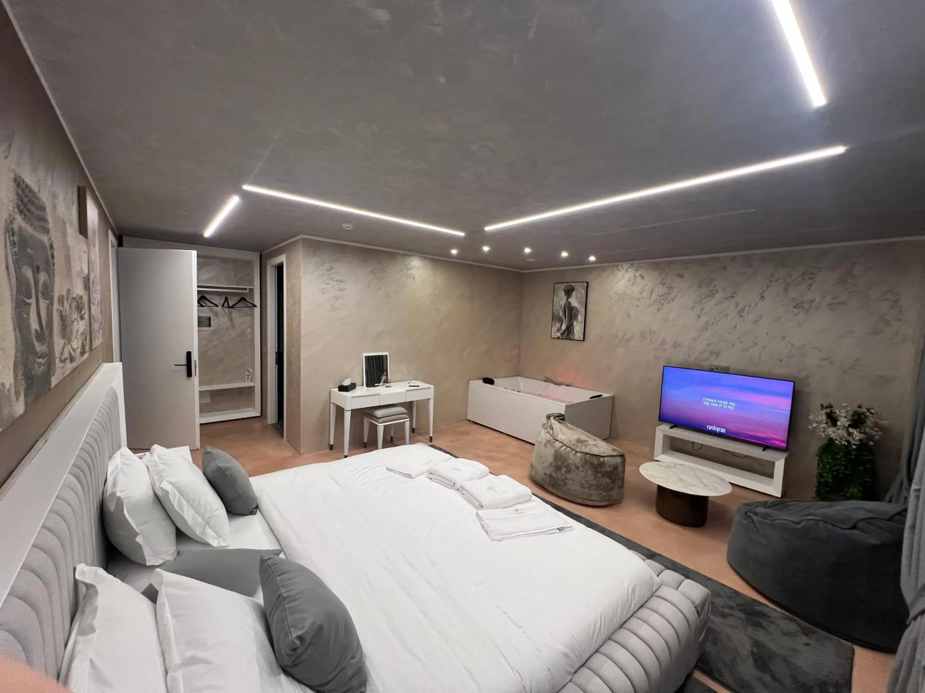 Bed in Hotel Pernoca