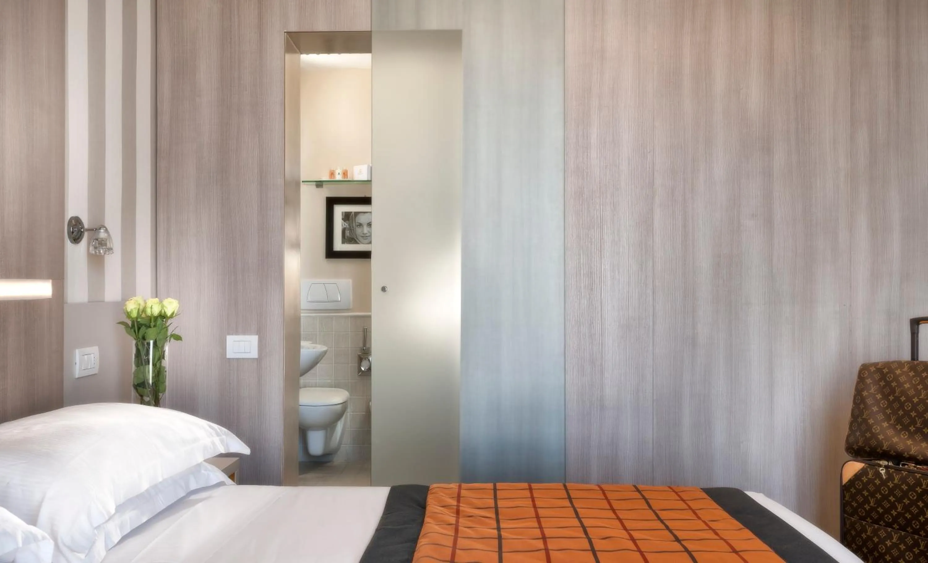 Bedroom, Bed in Hotel Roma