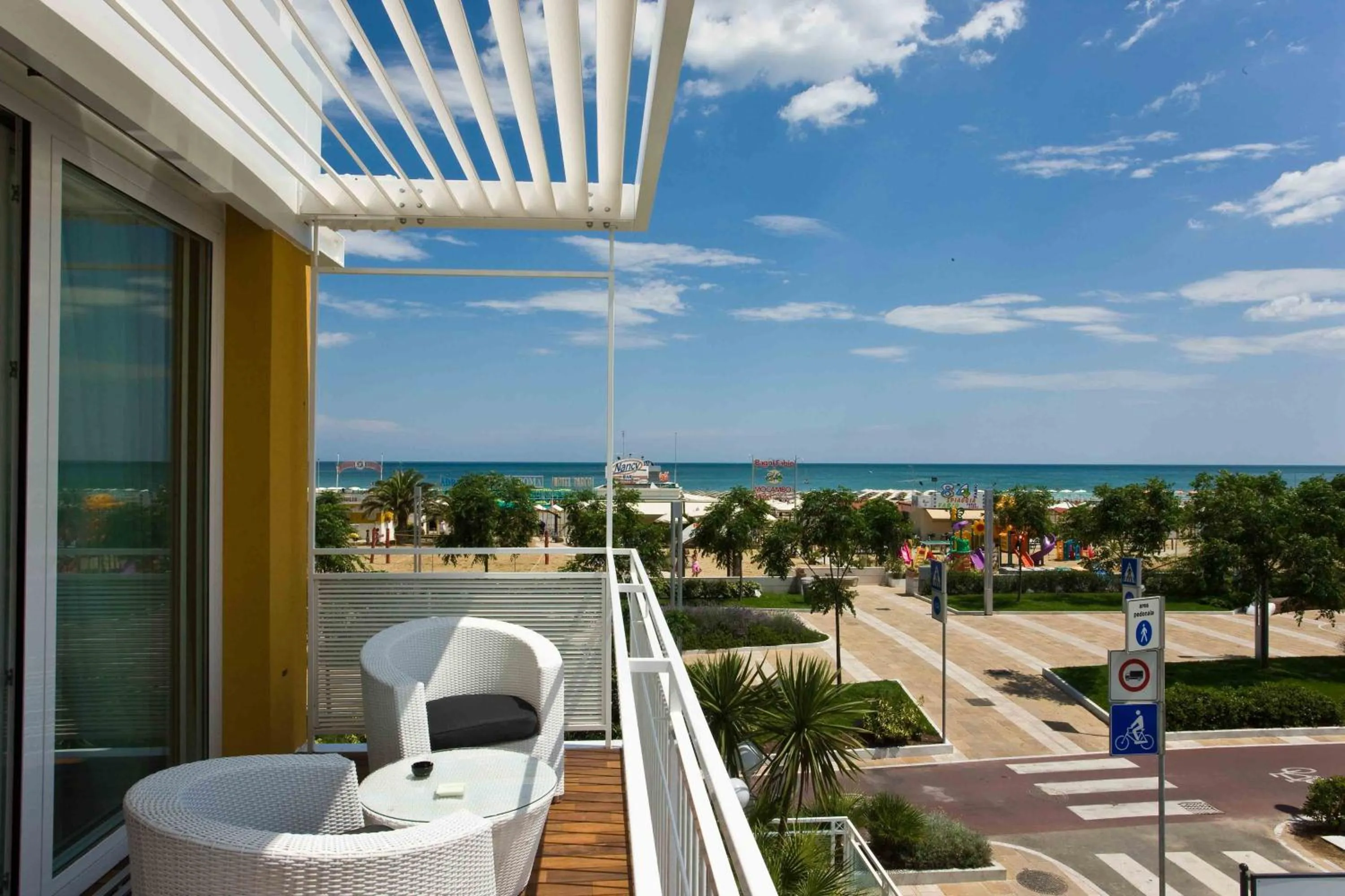 Balcony/Terrace in Hotel Roma