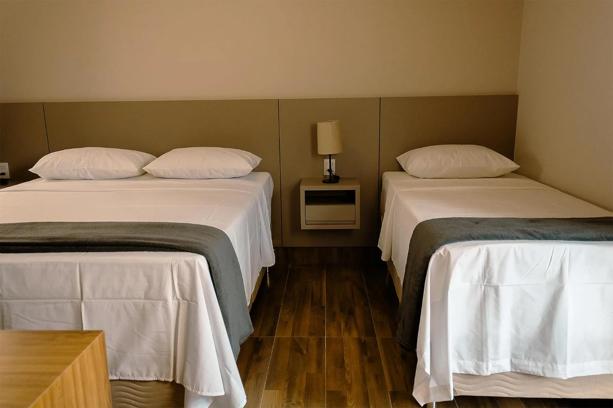 Bed in Pousada Varandas do Lago