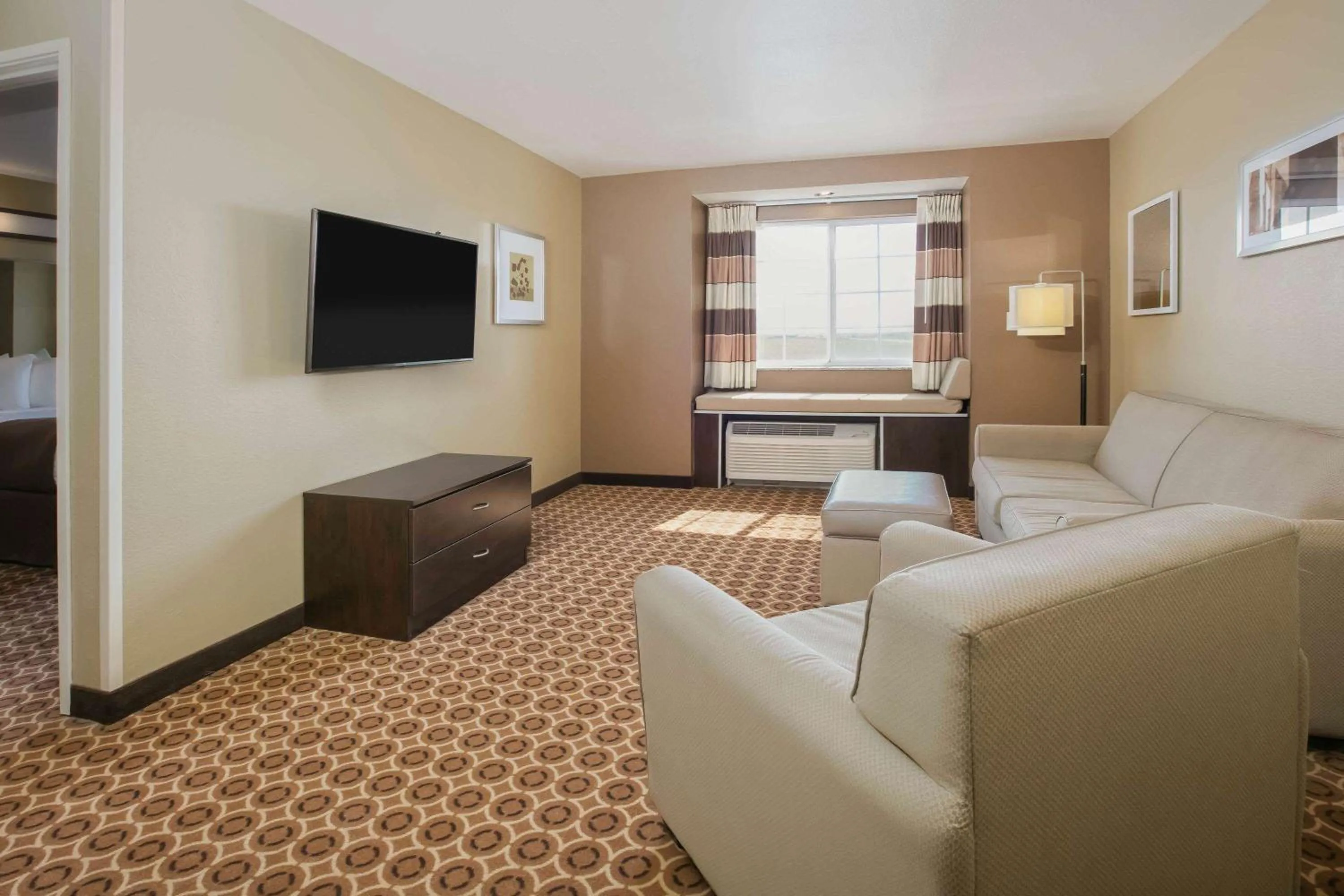 Living room in Microtel Inn and Suites Pecos