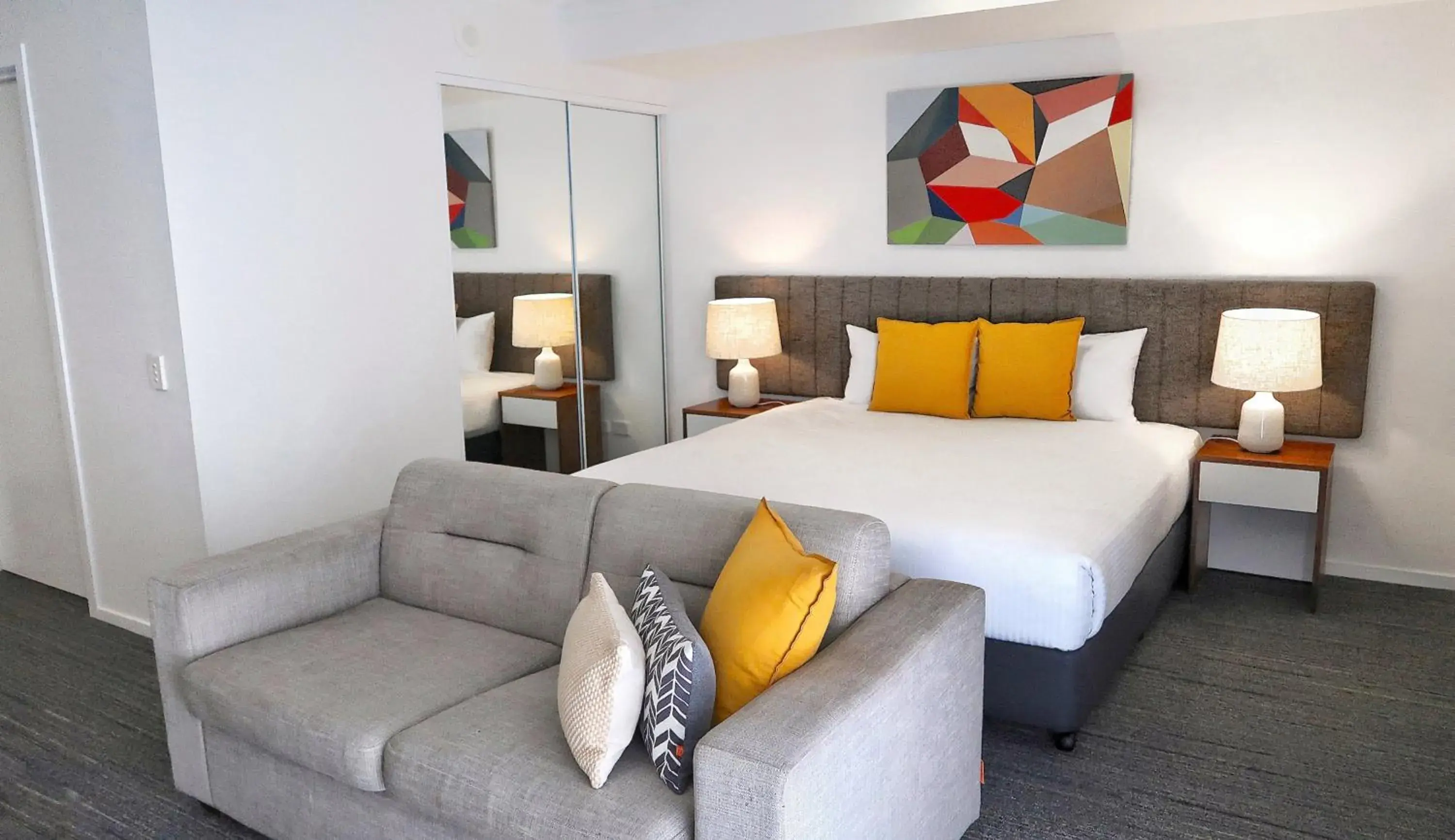 Bed in Quest Kelvin Grove Bed in Quest Kelvin Grove