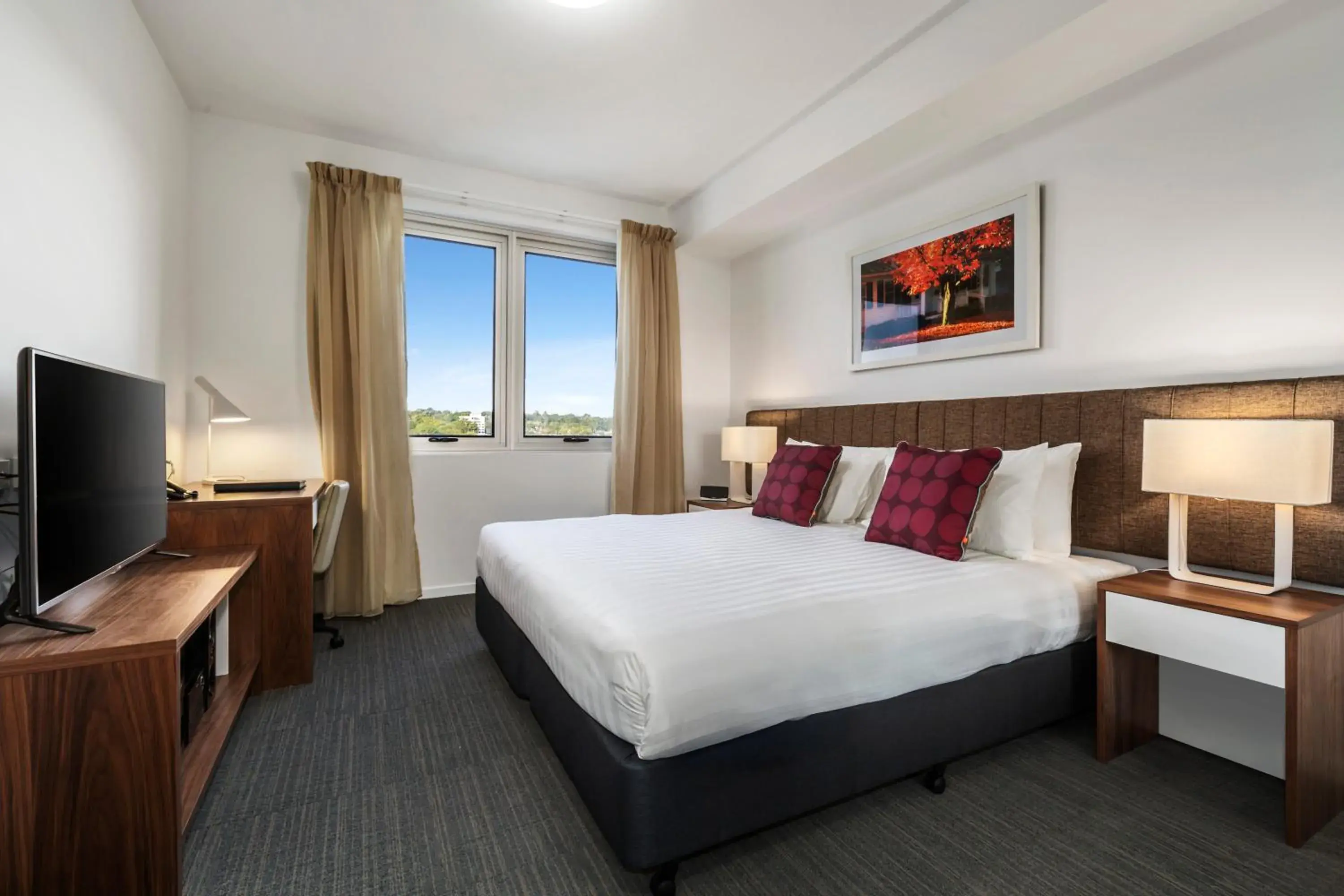 Bed in Quest Toowoomba Bed in Quest Toowoomba