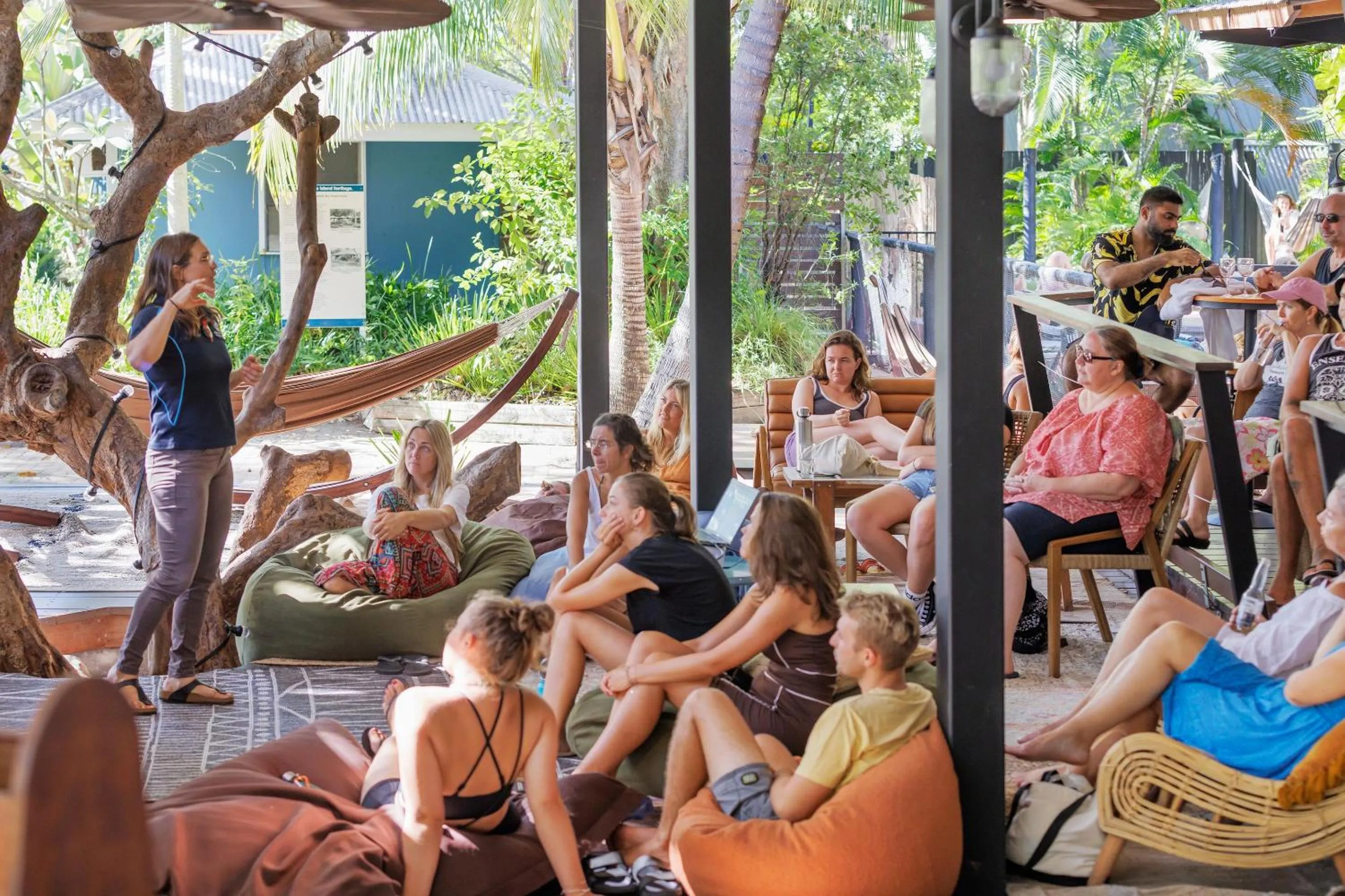 People in Bounce Magnetic Island and Koala Park