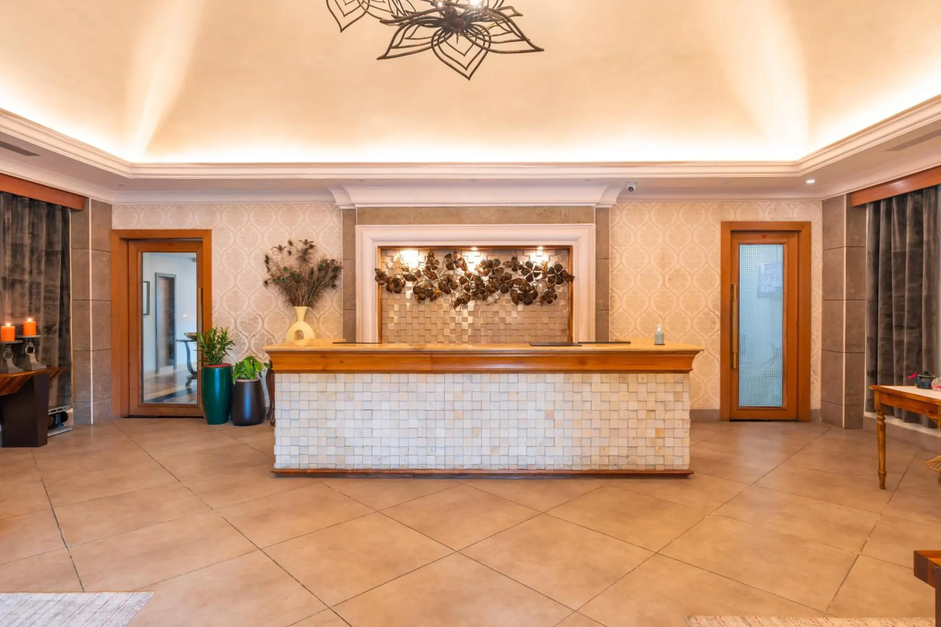 Lobby or reception in Pramod Convention & Beach Resorts Lobby or reception in Pramod Convention & Beach Resorts