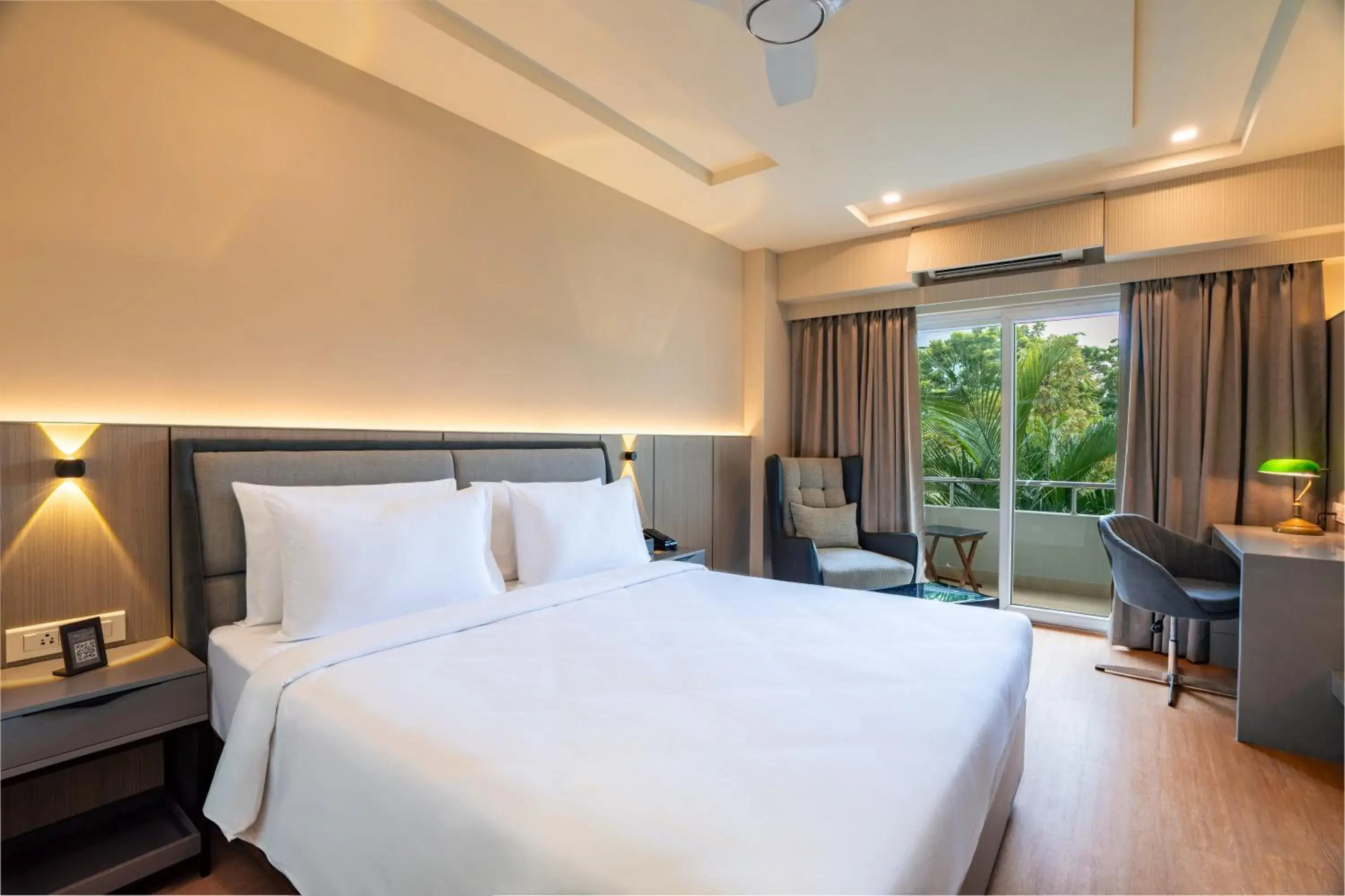 Bedroom, Bed in Pramod Convention & Beach Resorts Bedroom, Bed in Pramod Convention & Beach Resorts