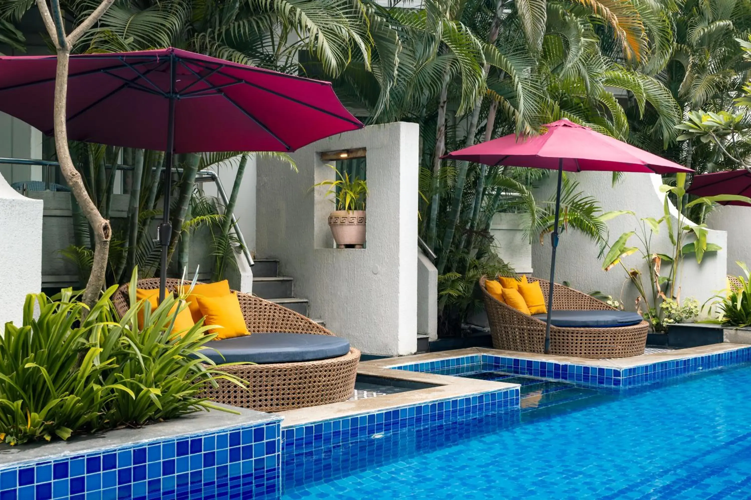 Swimming pool in Pramod Convention & Beach Resorts Swimming pool in Pramod Convention & Beach Resorts