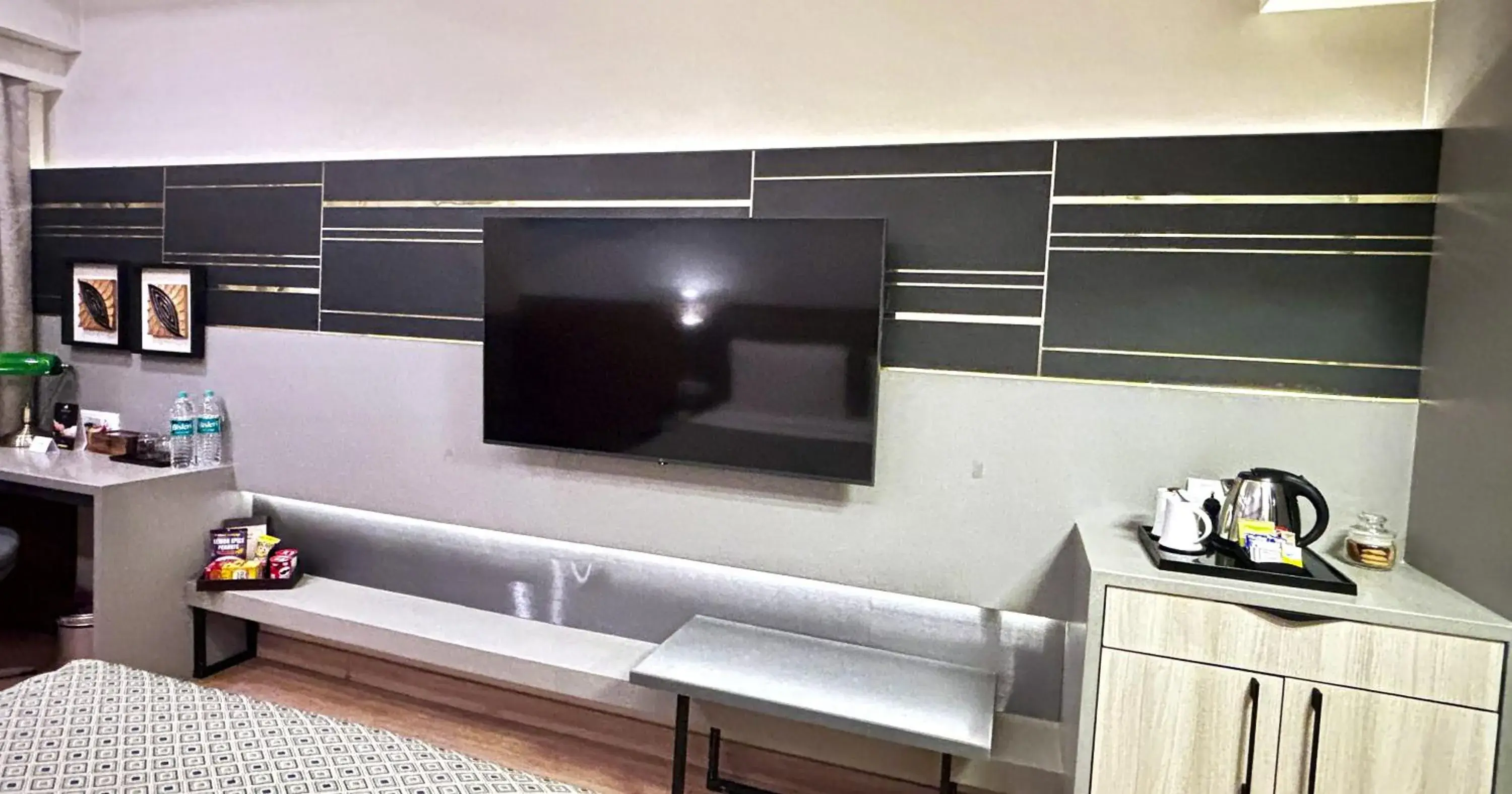 Bedroom in Pramod Convention & Beach Resorts Bedroom in Pramod Convention & Beach Resorts