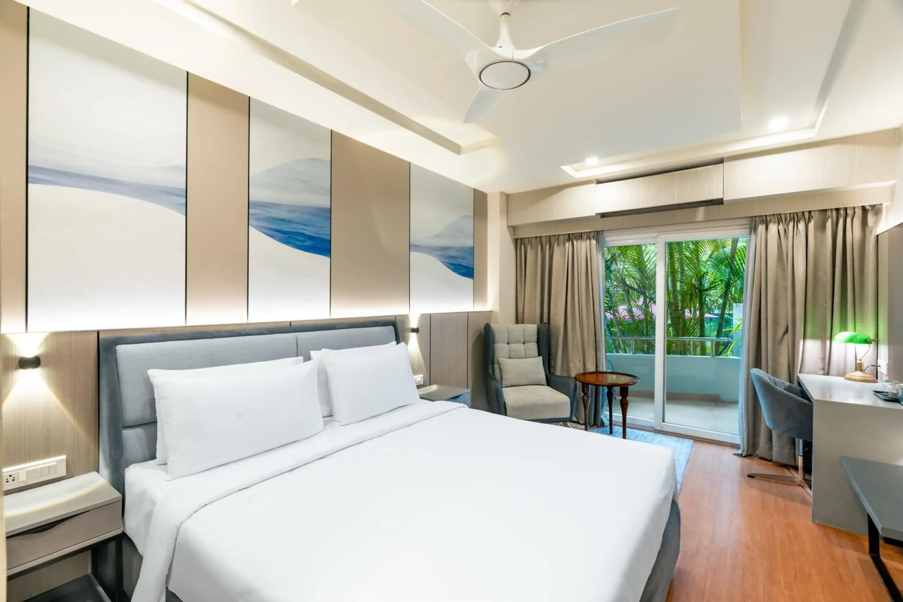 Bed in Pramod Convention & Beach Resorts Bed in Pramod Convention & Beach Resorts