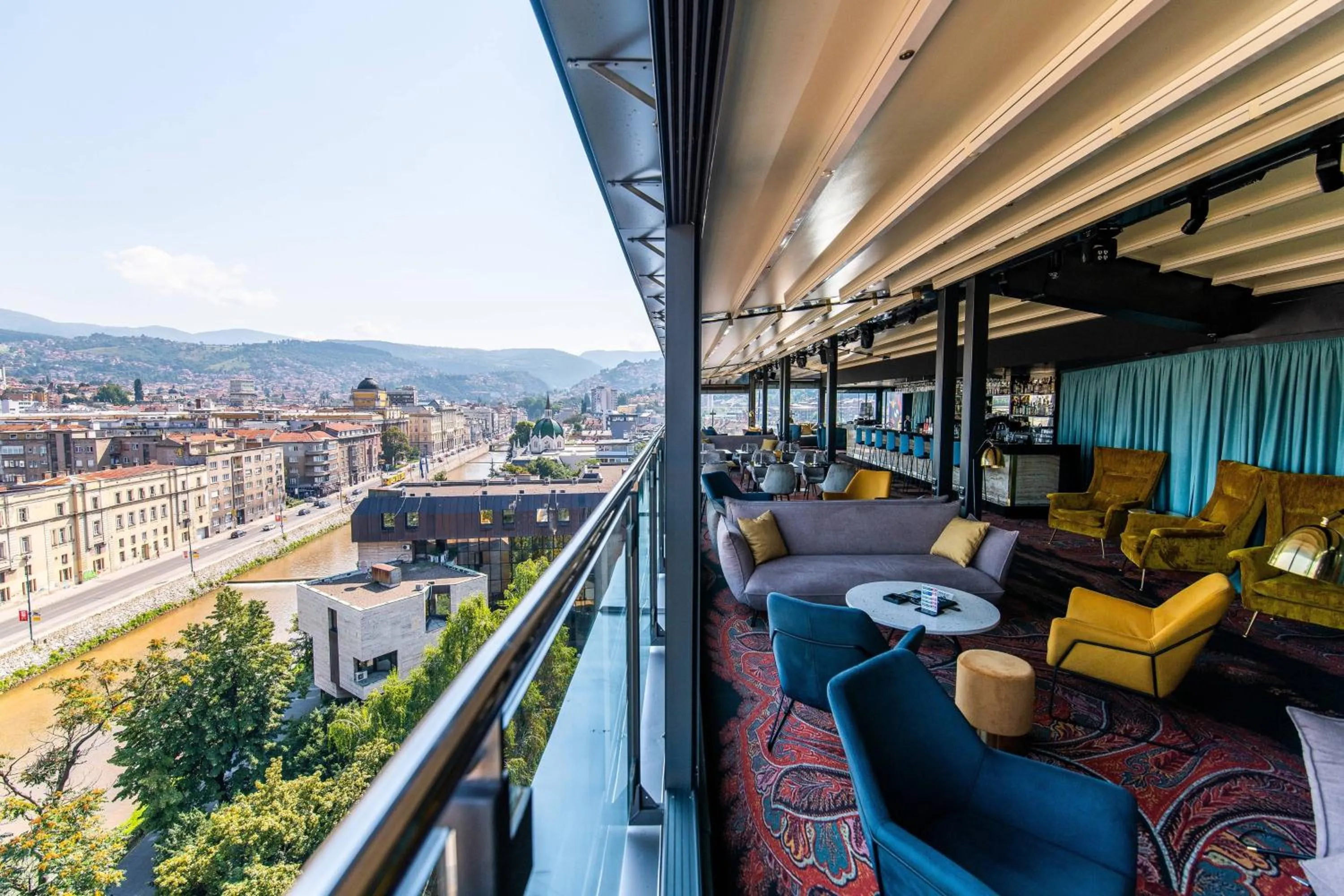 Lounge or bar in Courtyard by Marriott Sarajevo