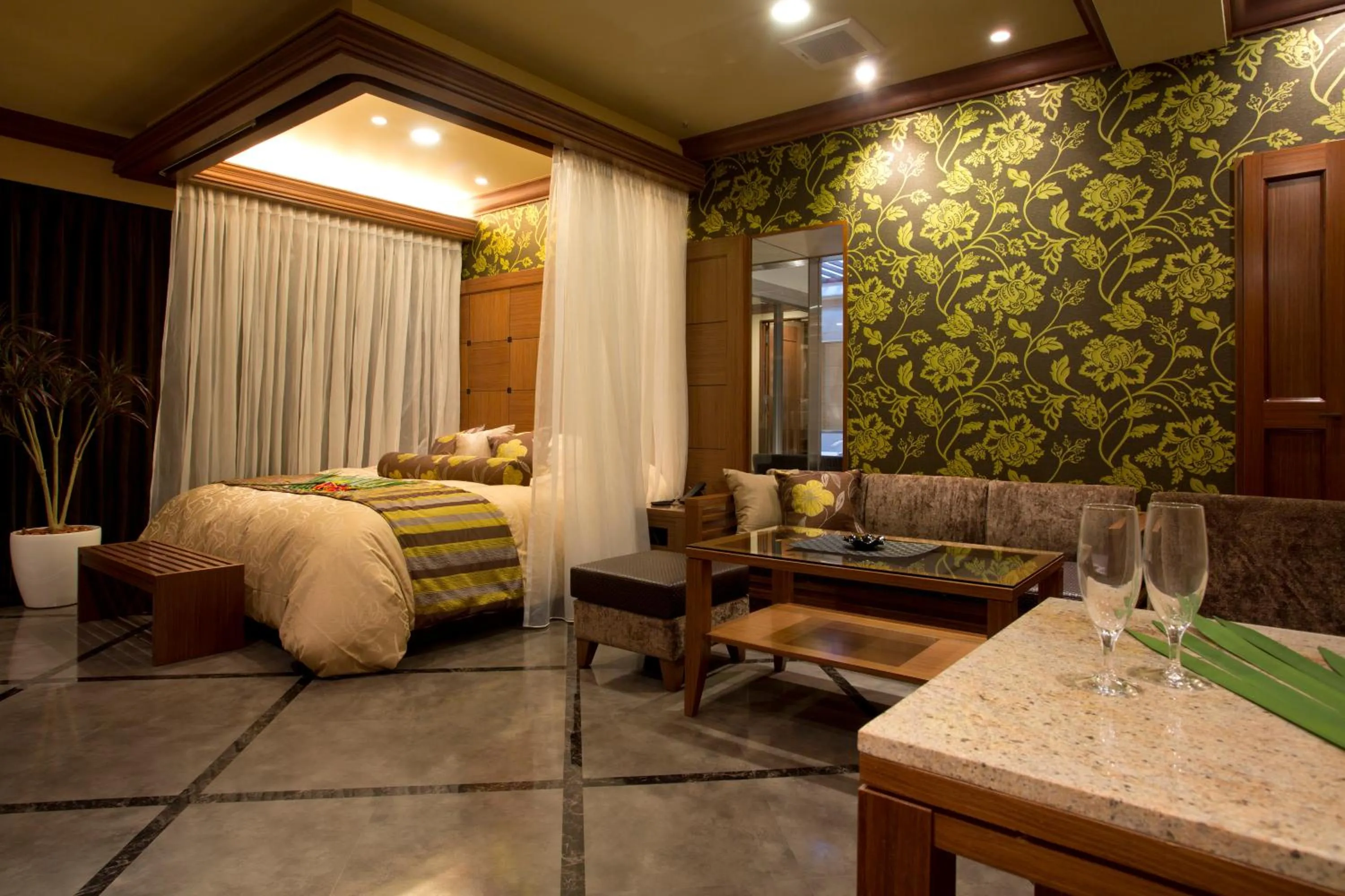 Bed in Hotel and Spa Lotus Modern (Adult Only)