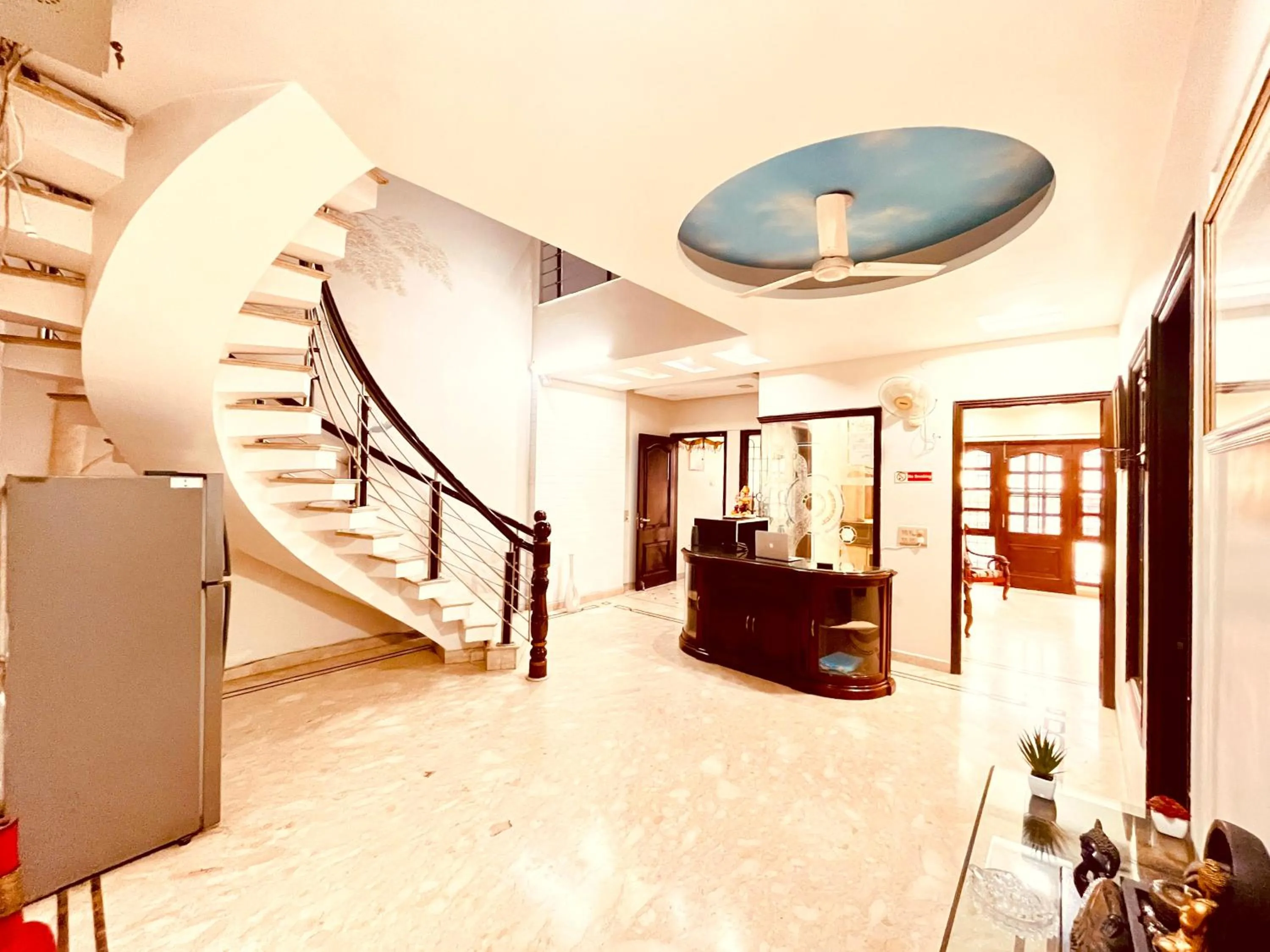 Lobby or reception in South INN near AIIMS Hospital Green Park South Delhi