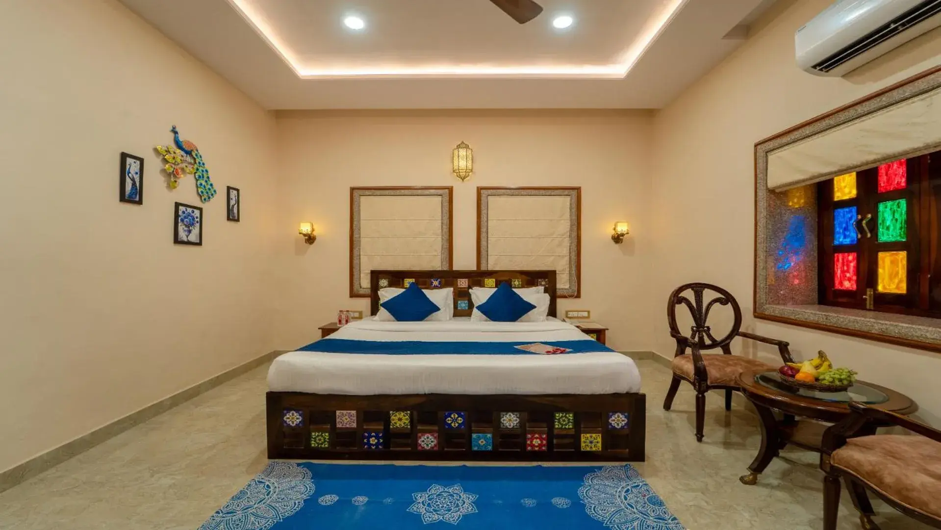 Superior King Room in Kailash Heritage - A Royal Boutique Heritage Haveli Superior King Room in Kailash Heritage - A Royal Boutique Heritage Haveli