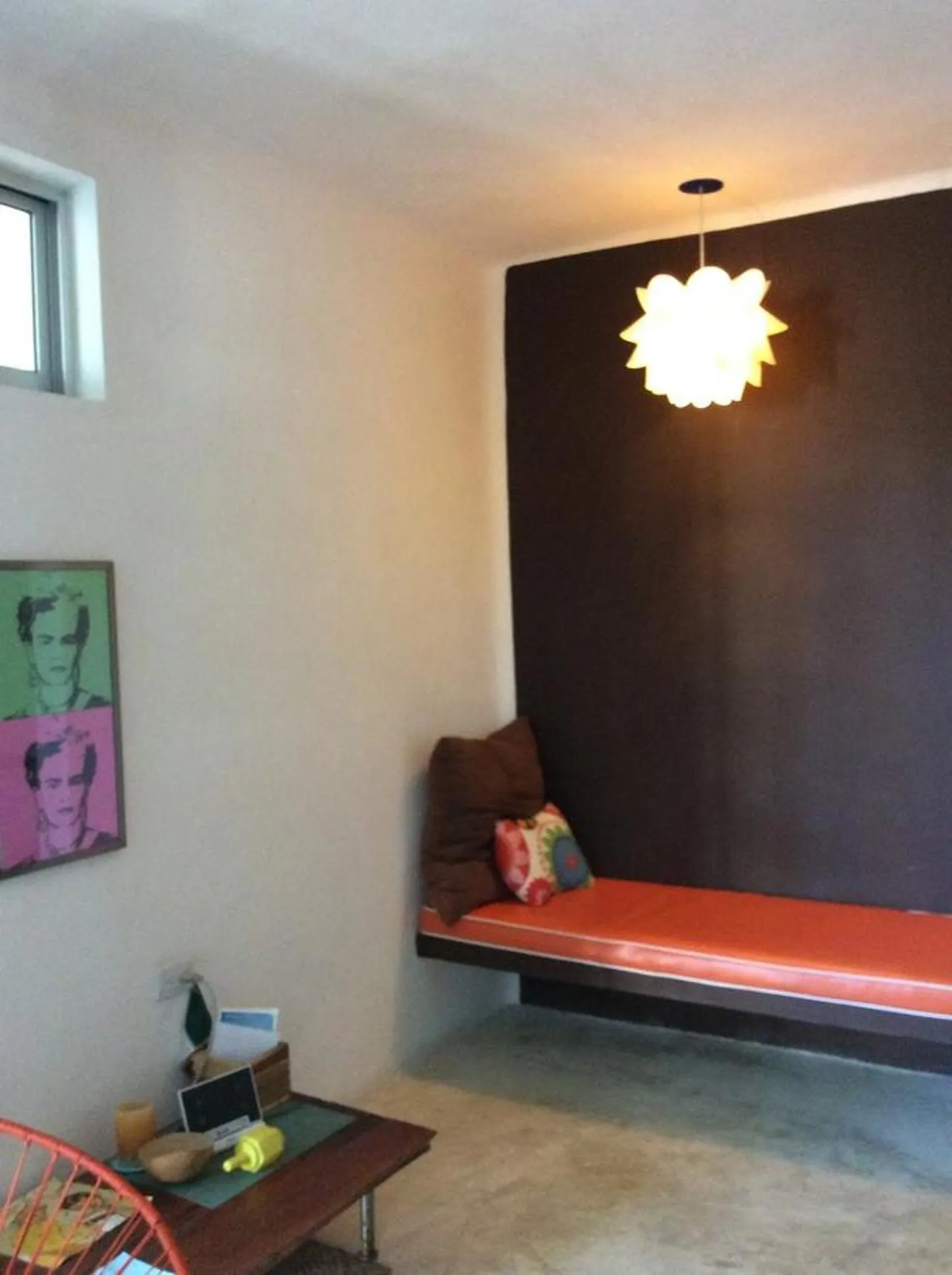 Decorative detail, Bed in Teetotum hotel