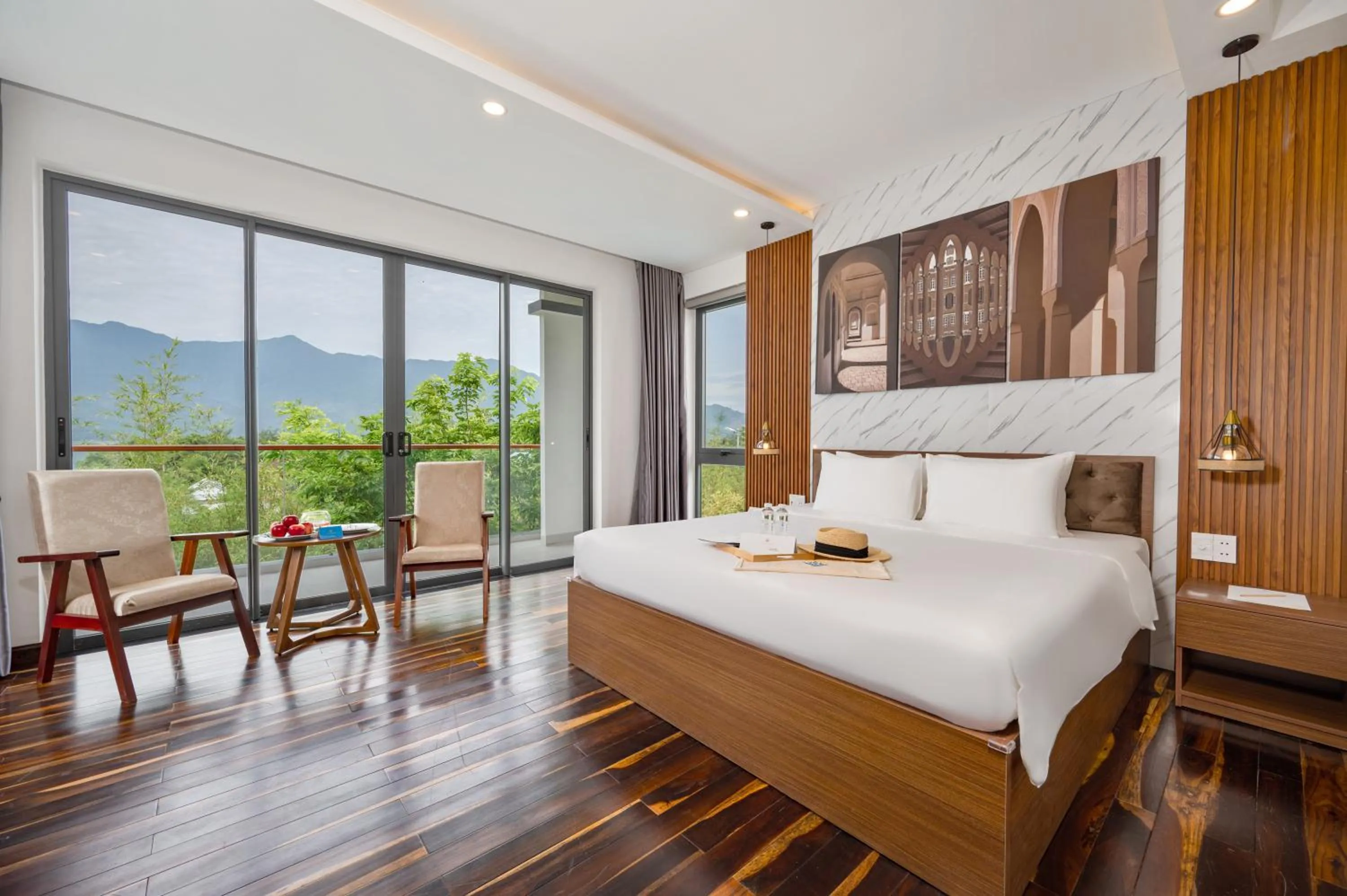 Bed in Langco Bay Retreat