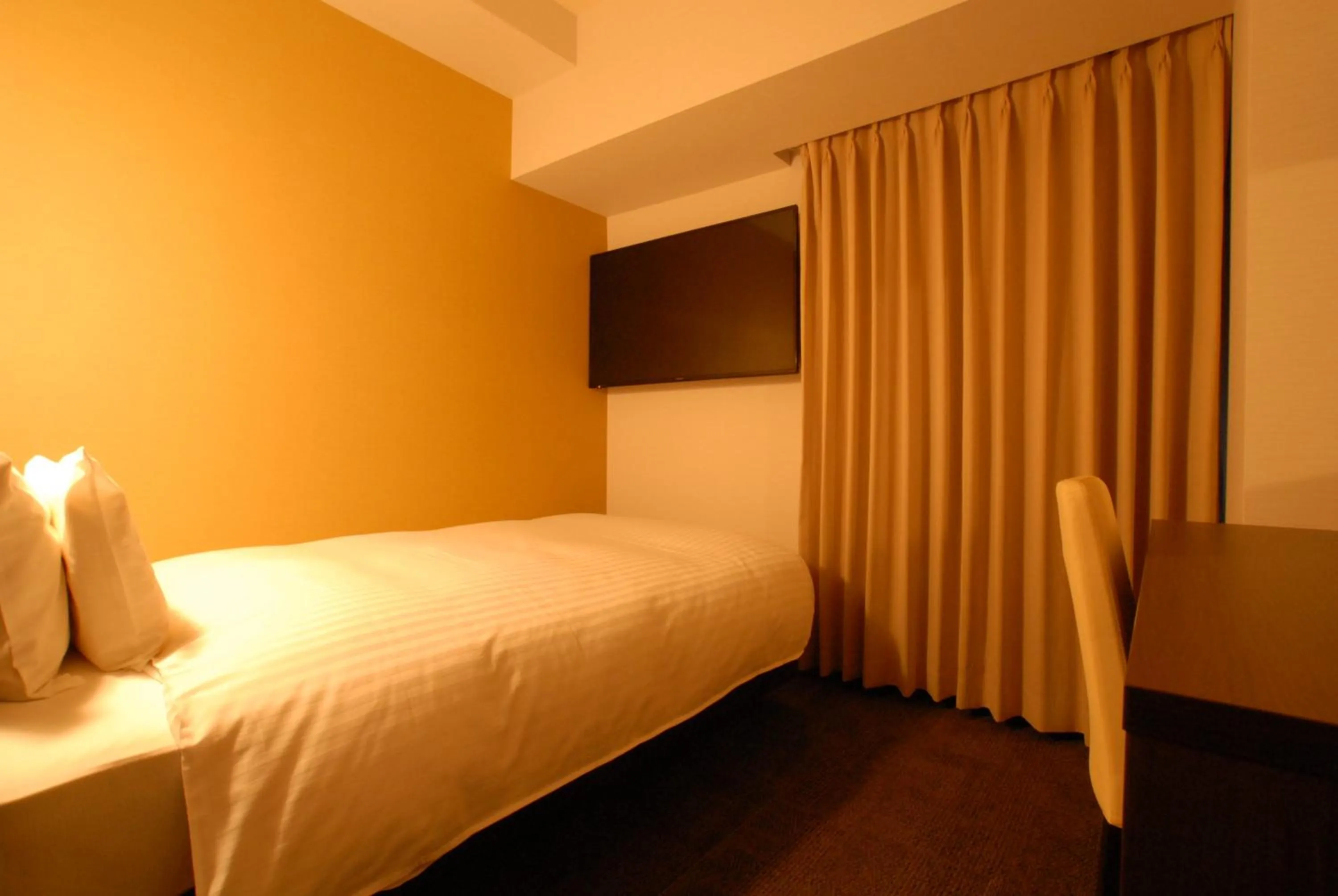 Bed in AB Hotel Kakamigahara