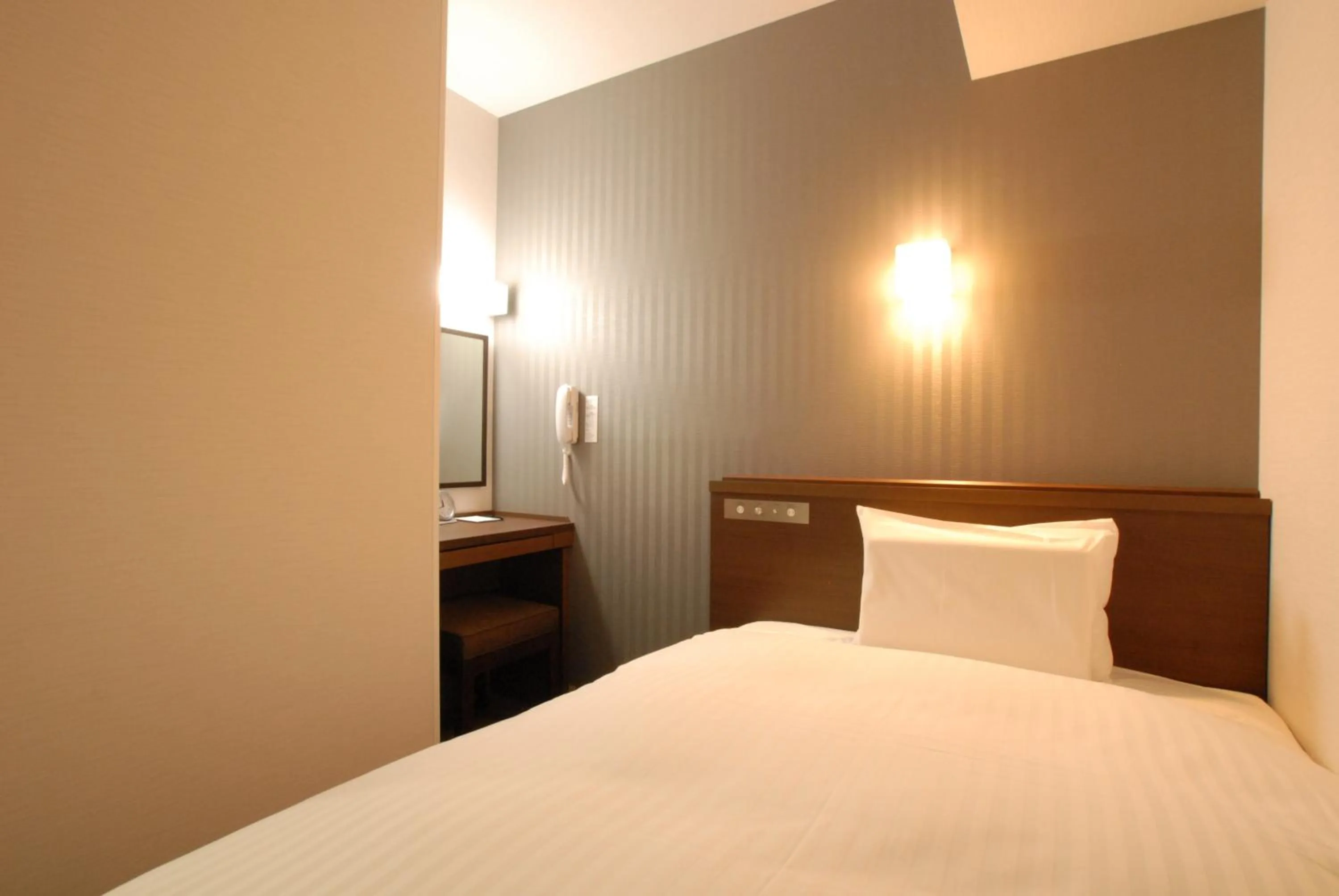 Bed in AB Hotel Kakamigahara