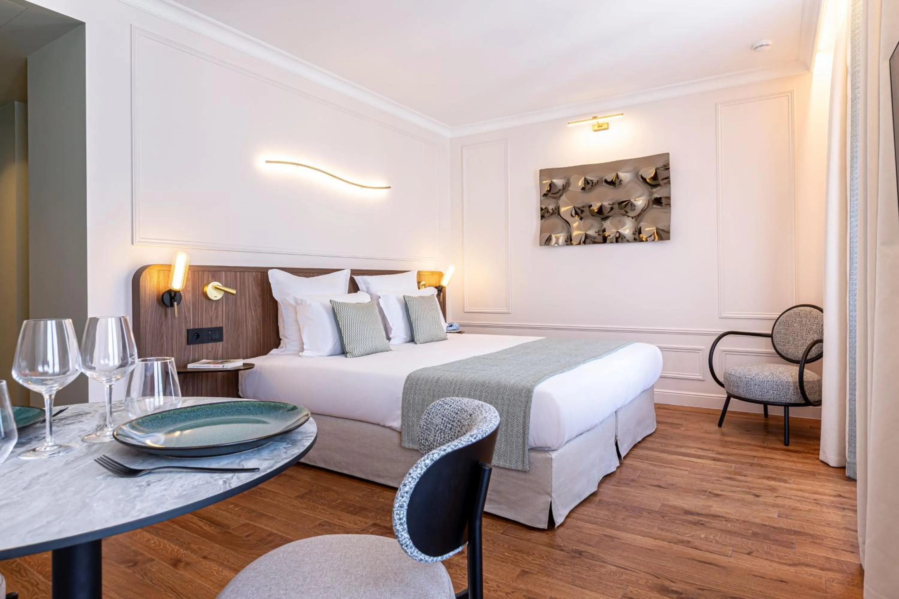 Bed in Villa SoPi Appart'Hotel by Patrick Hayat