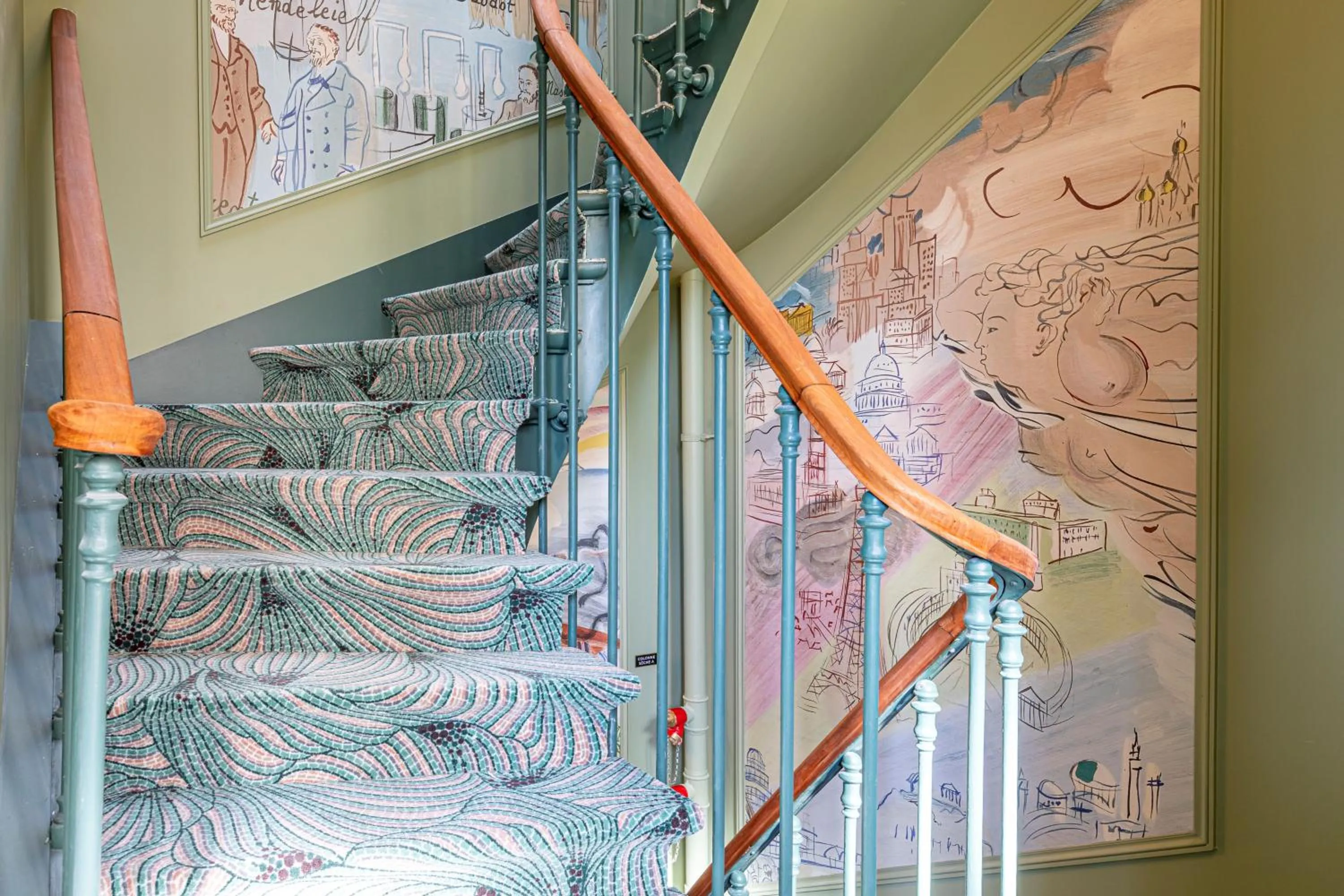 Decorative detail in Villa SoPi Appart'Hotel by Patrick Hayat