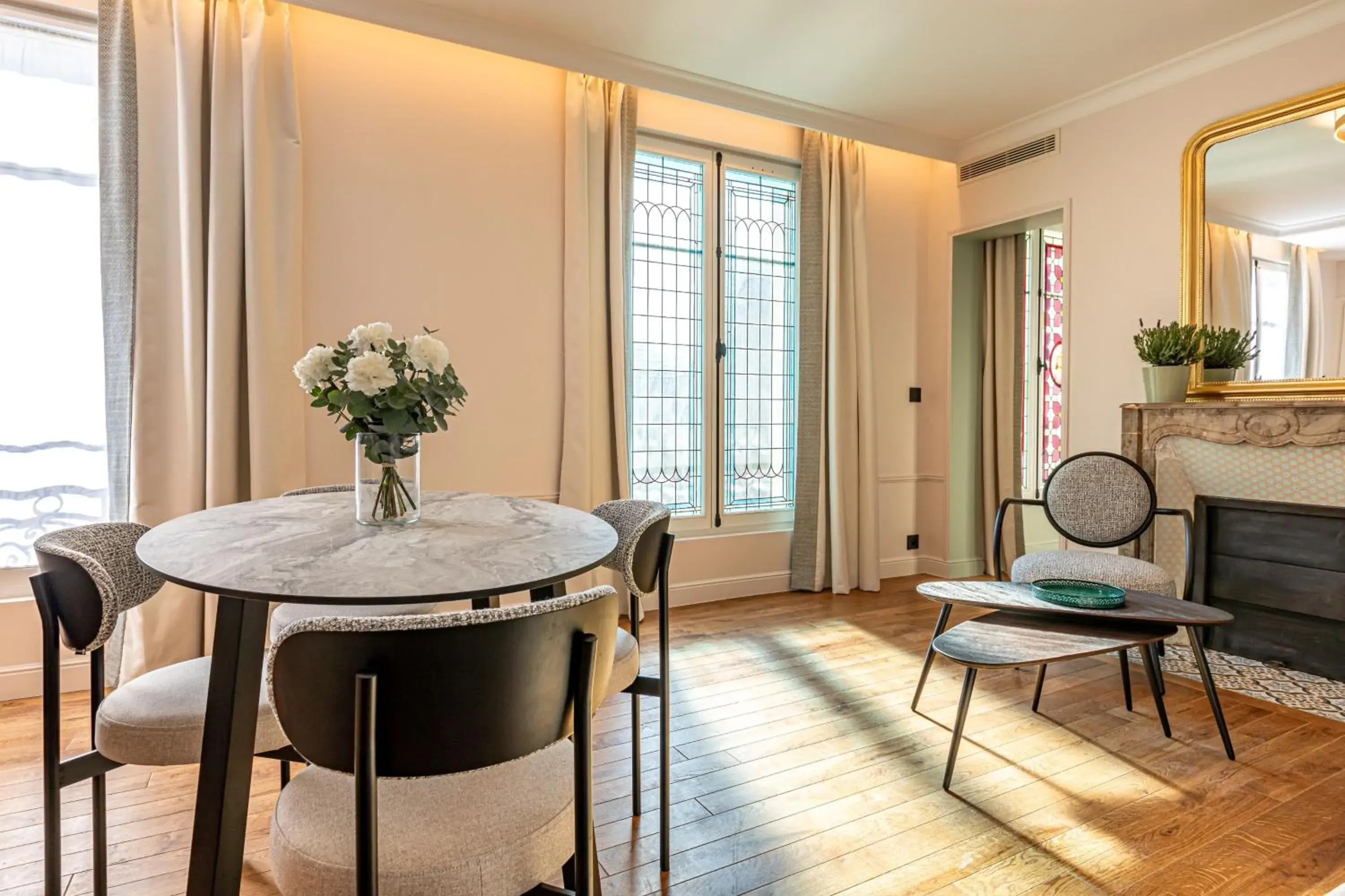 Living room in Villa SoPi Appart'Hotel by Patrick Hayat Living room in Villa SoPi Appart'Hotel by Patrick Hayat