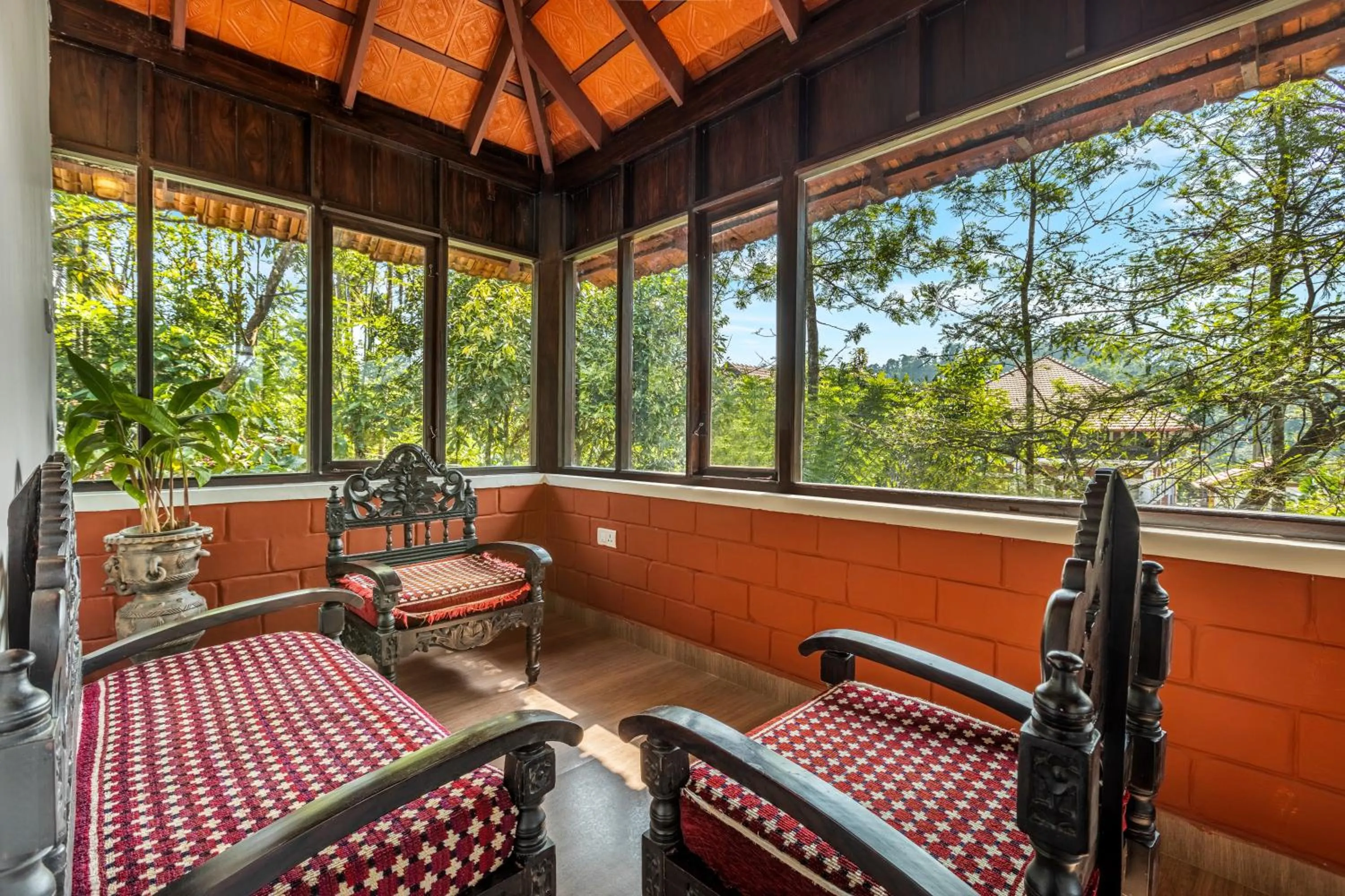 Seating area in Sterling Brookstone Coorg