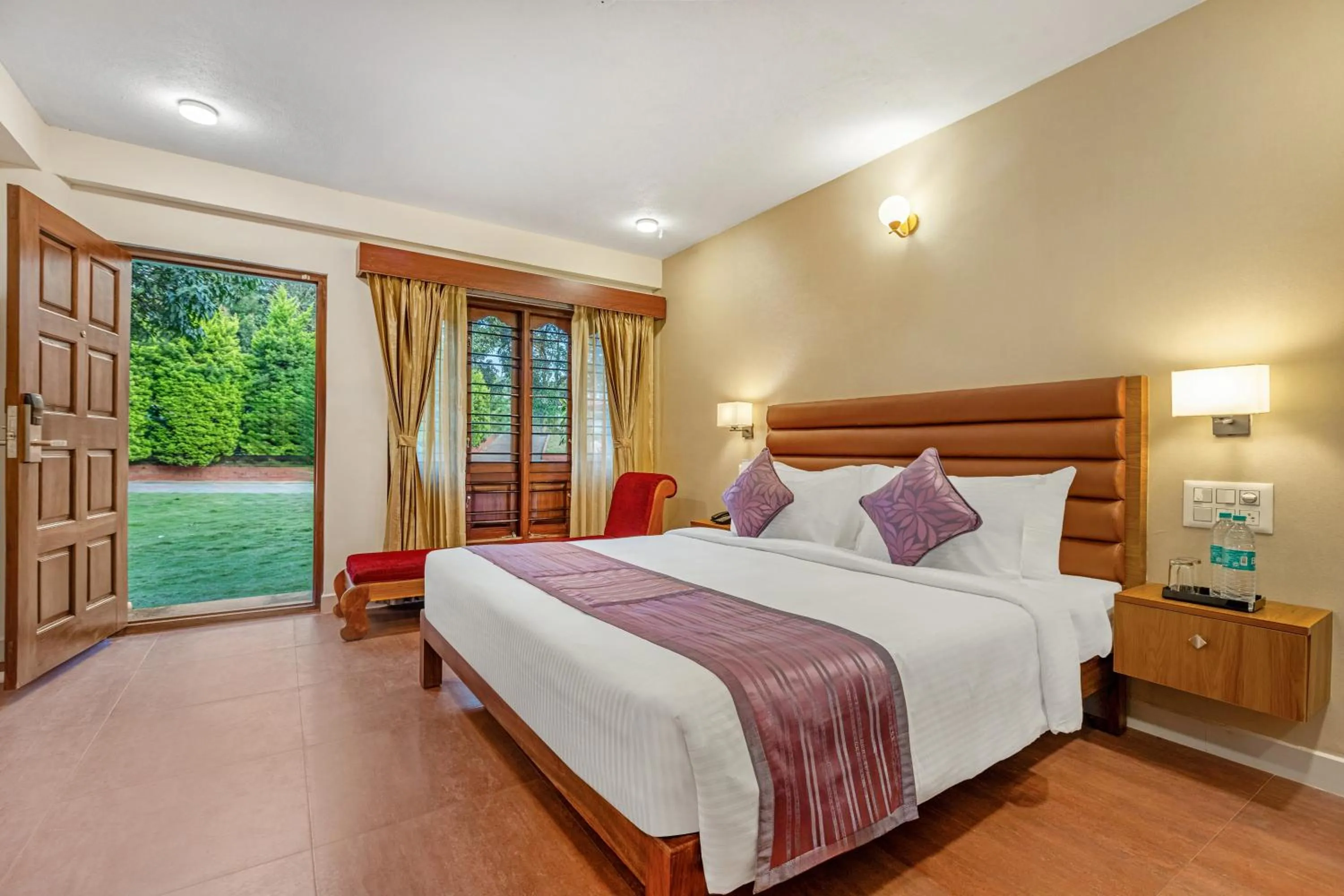 Bedroom, Bed in Sterling Brookstone Coorg