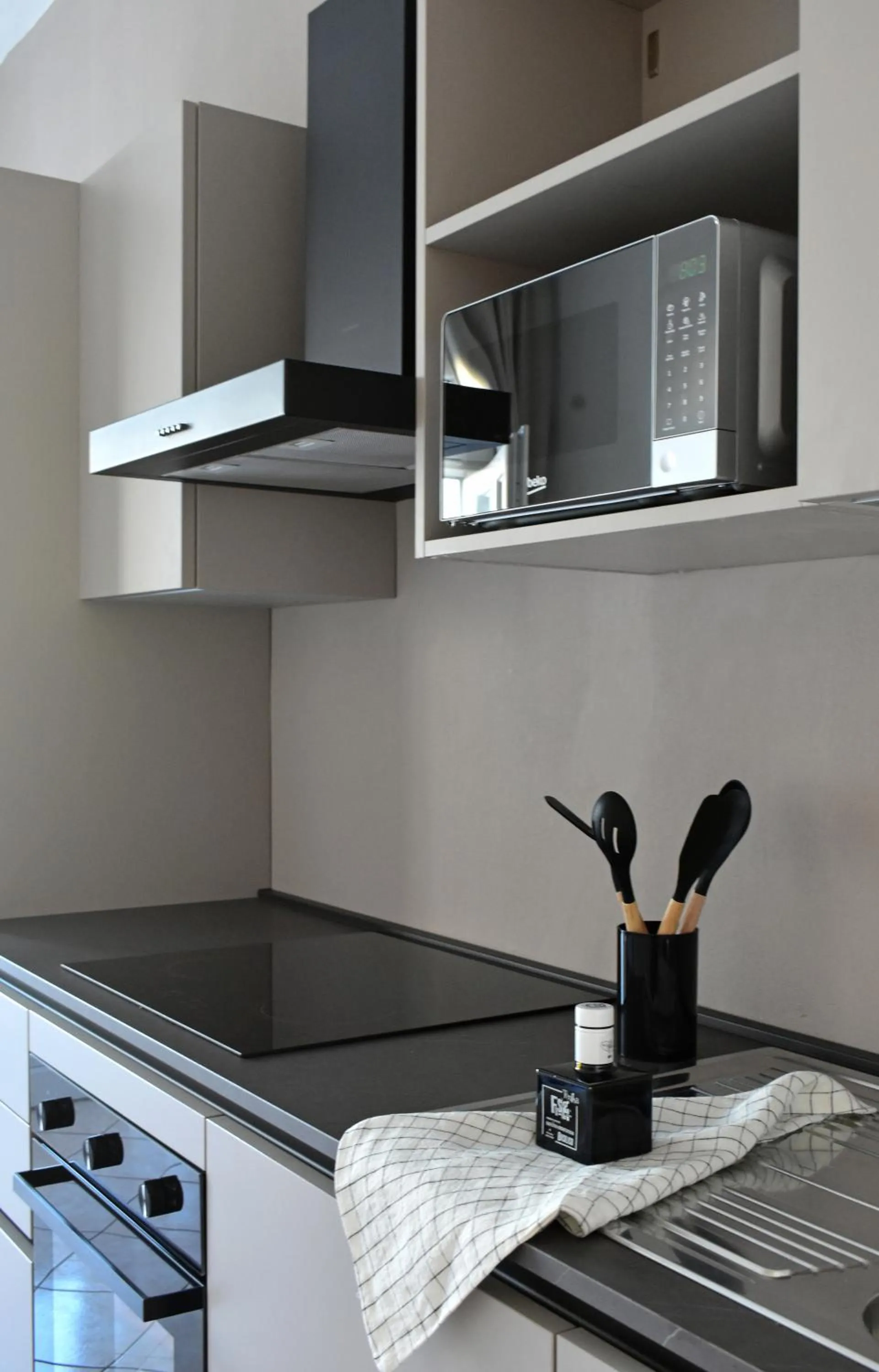 Kitchen or kitchenette in Poggio Al Lago Apartments & Rooms