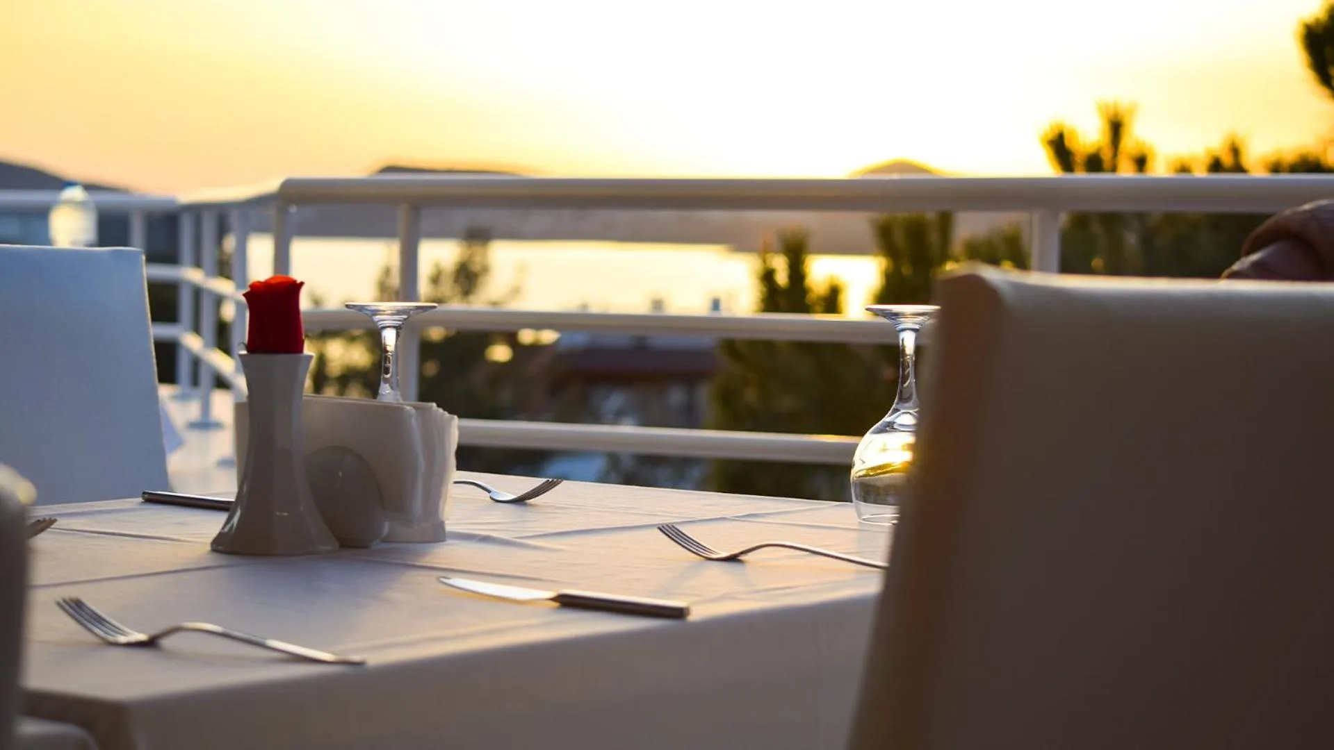 Sunset in Roseira Beach Resort