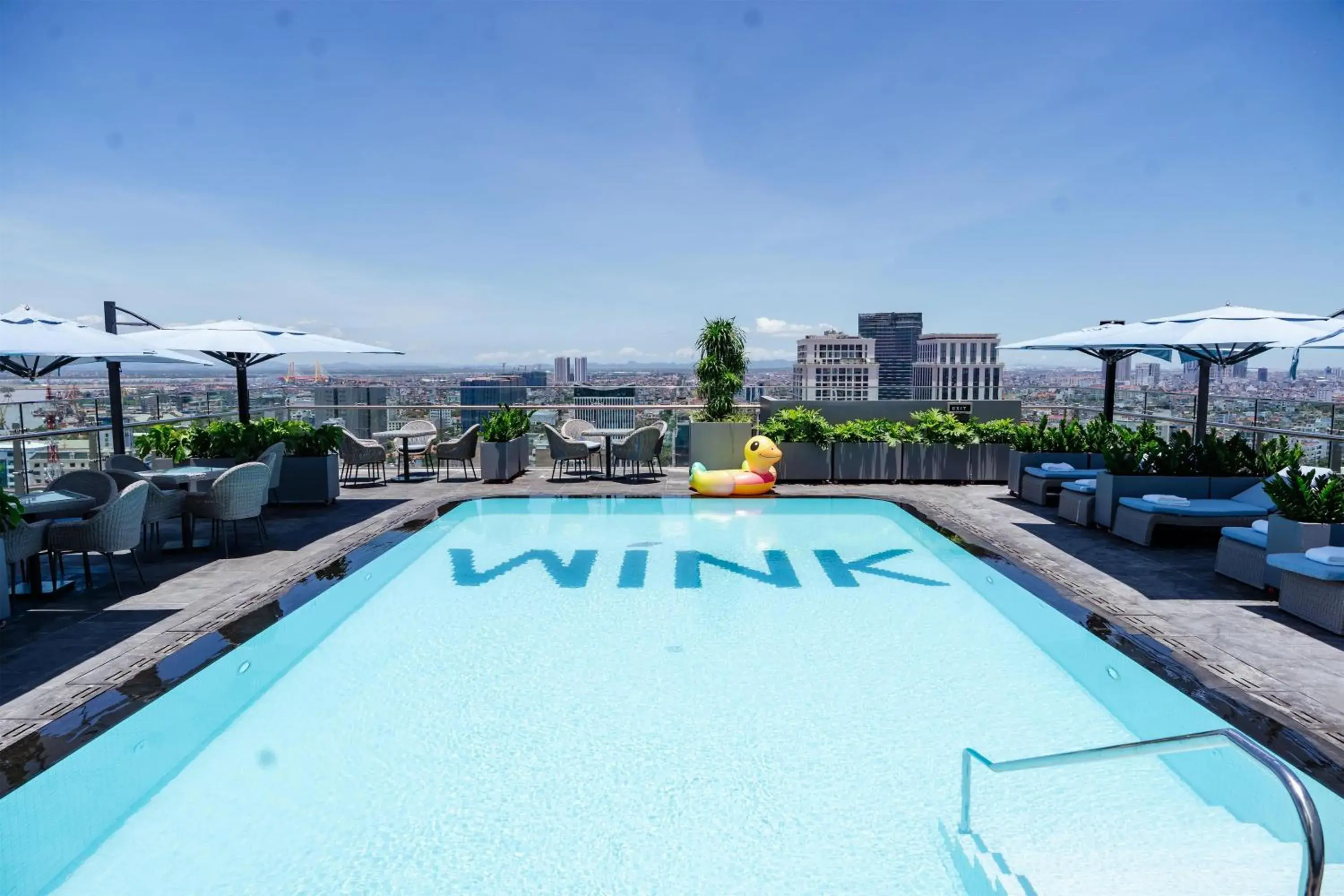 Swimming pool in Wink Hai Phong Centre, Unscripted by Hyatt - 24 Hours stay Swimming pool in Wink Hai Phong Centre, Unscripted by Hyatt - 24 Hours stay