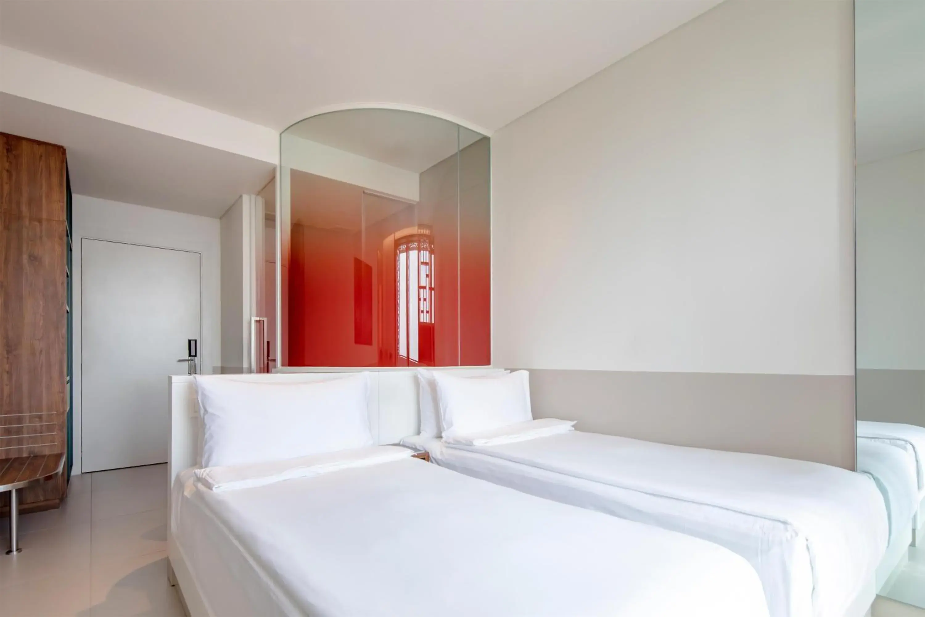 Bathroom, Bed in Wink Hai Phong Centre, Unscripted by Hyatt - 24 Hours stay Bathroom, Bed in Wink Hai Phong Centre, Unscripted by Hyatt - 24 Hours stay