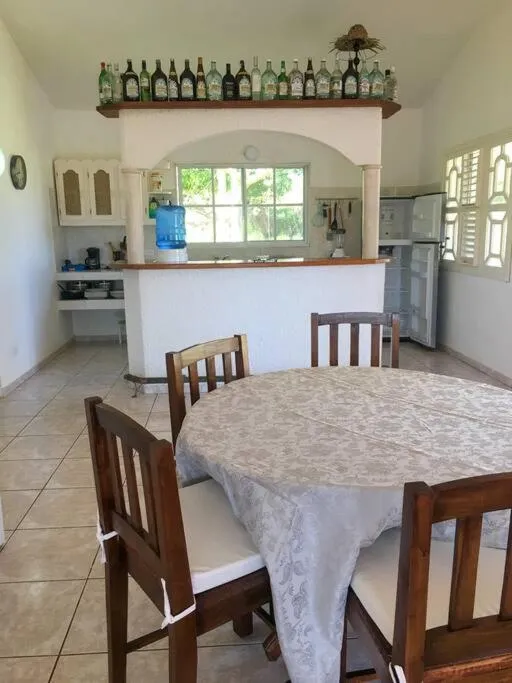 Dining area in Casa Blanca Samaná - Las Galeras