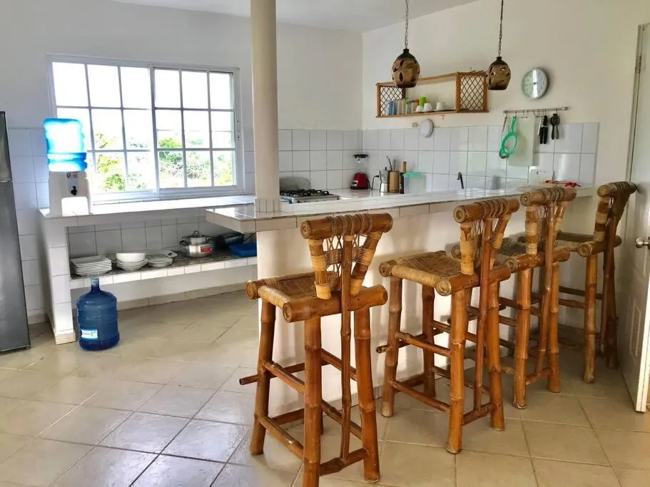 Kitchen or kitchenette in Casa Blanca Samaná - Las Galeras