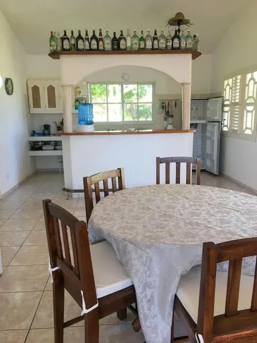 Dining area in Casa Blanca Samaná - Las Galeras