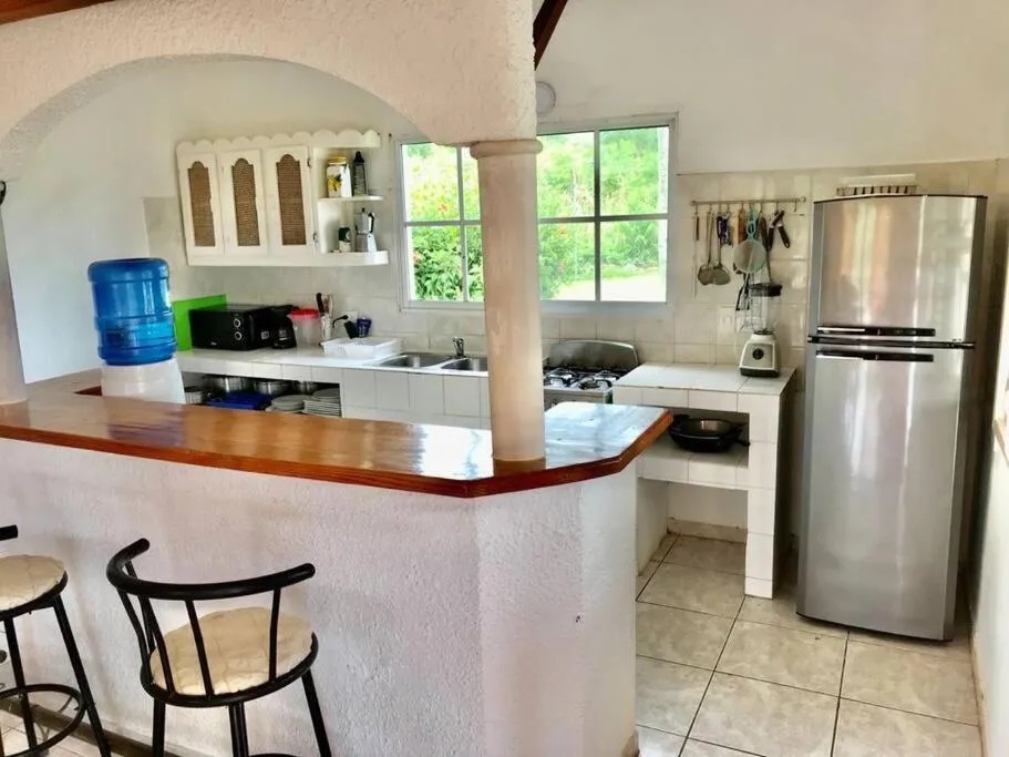 Kitchen or kitchenette in Casa Blanca Samaná - Las Galeras