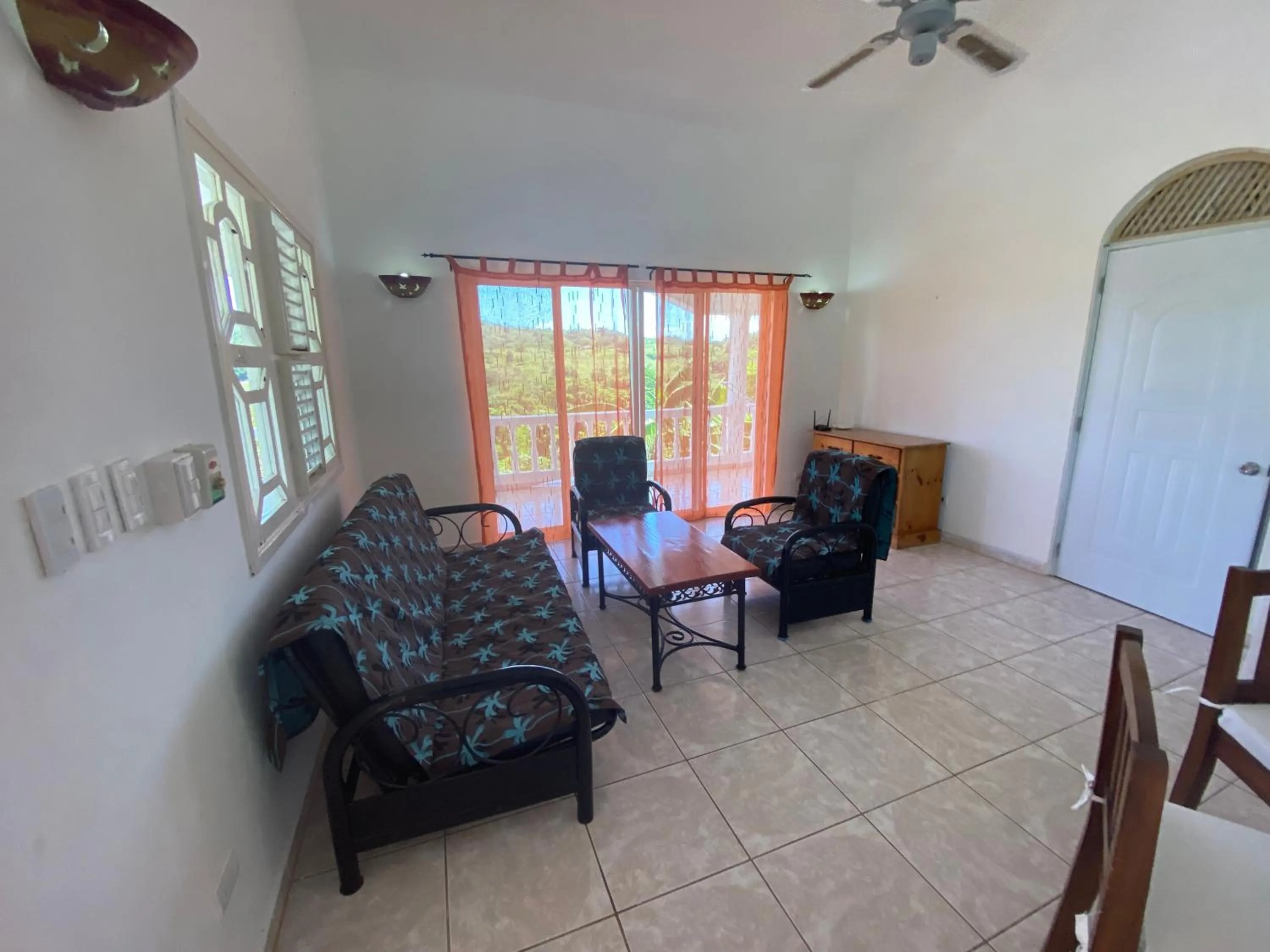 Living room in Casa Blanca Samaná - Las Galeras