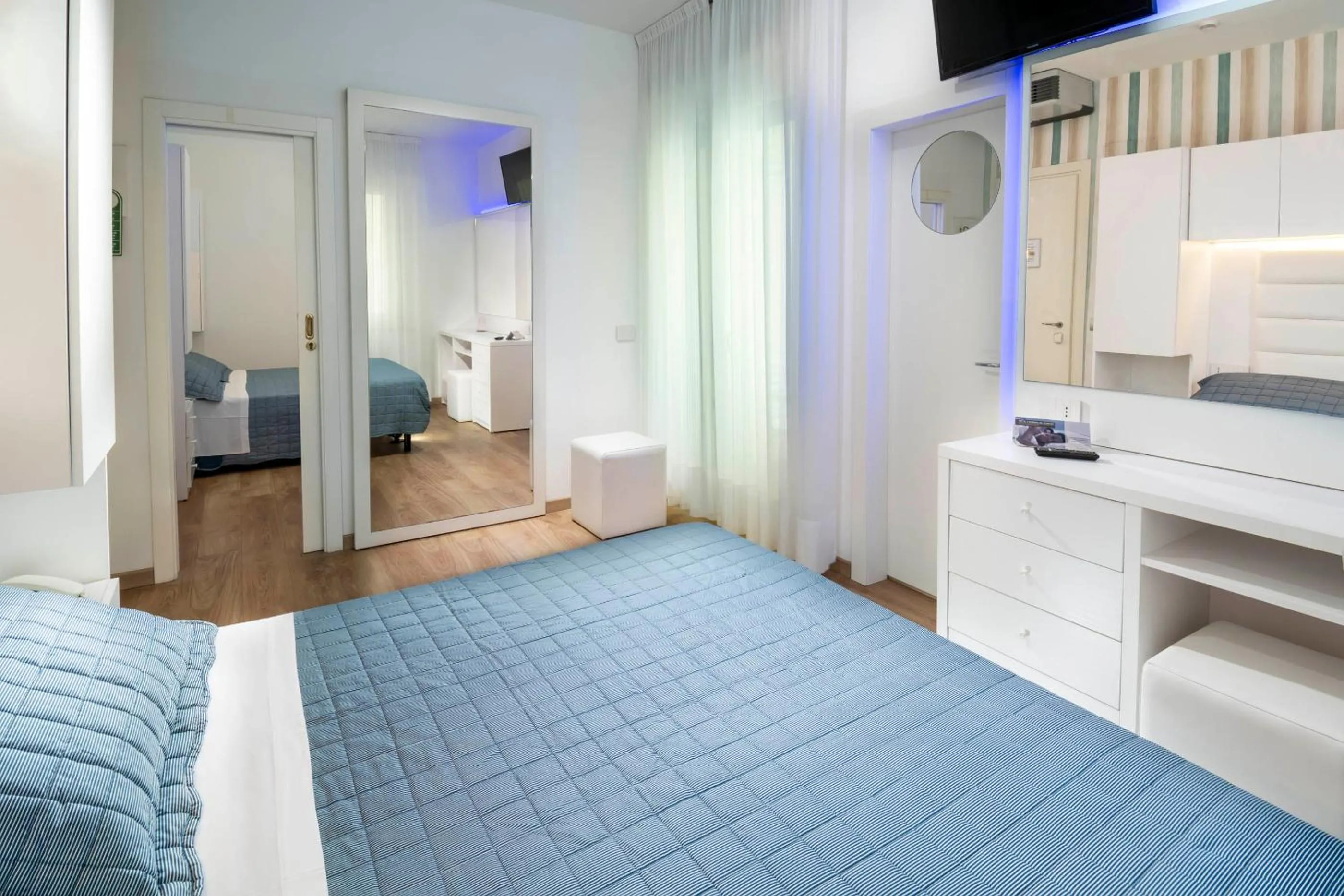 Bed in Hotel Albatros
